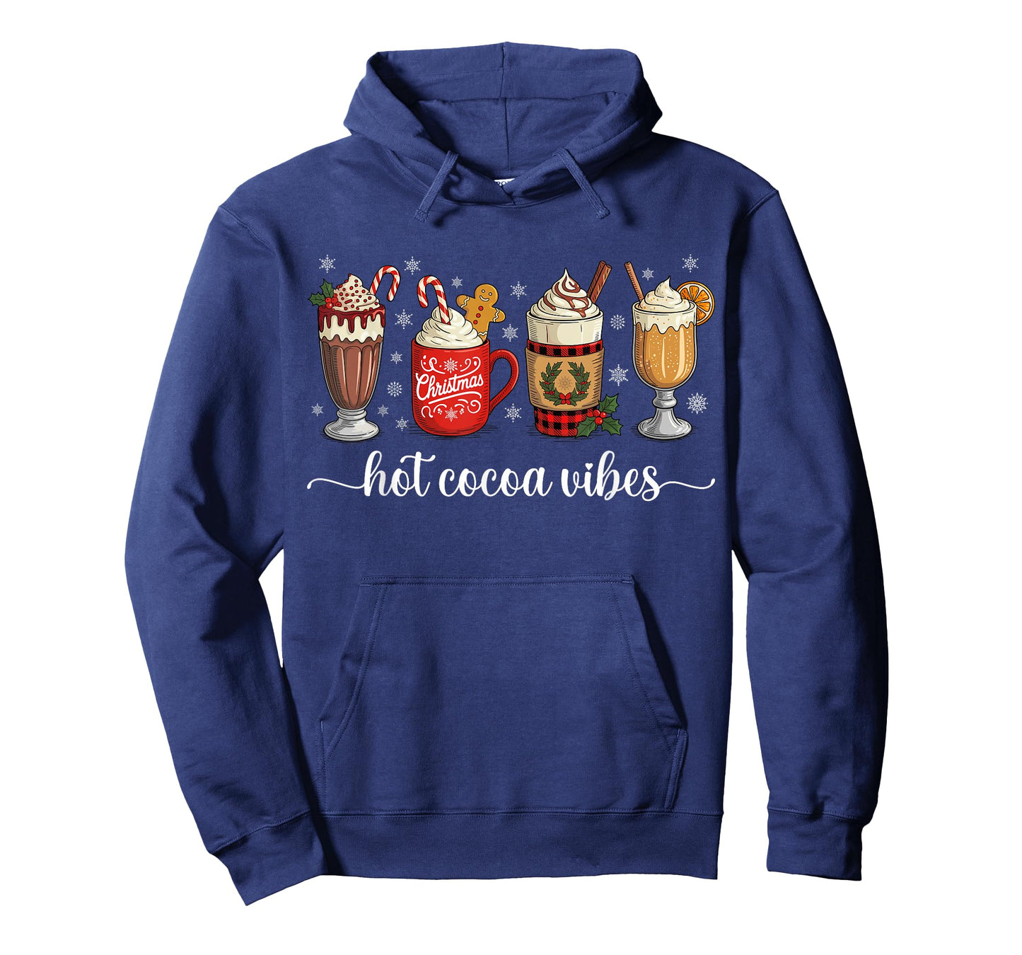 Hot Cocoa Vibes Cute Hot Chocolate Cozy Festive Christmas T-Shirt