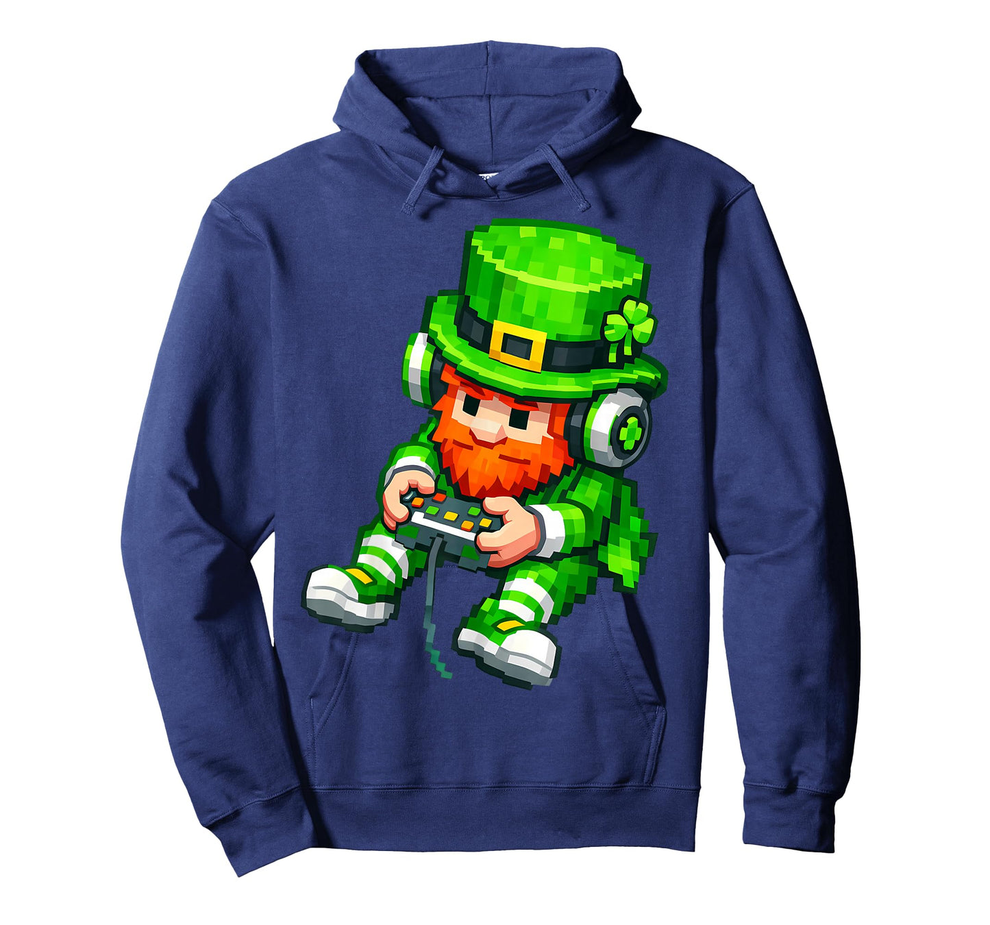 Video Game Leprechaun St Patricks Day Gamer Kids Boys Gaming T-Shirt