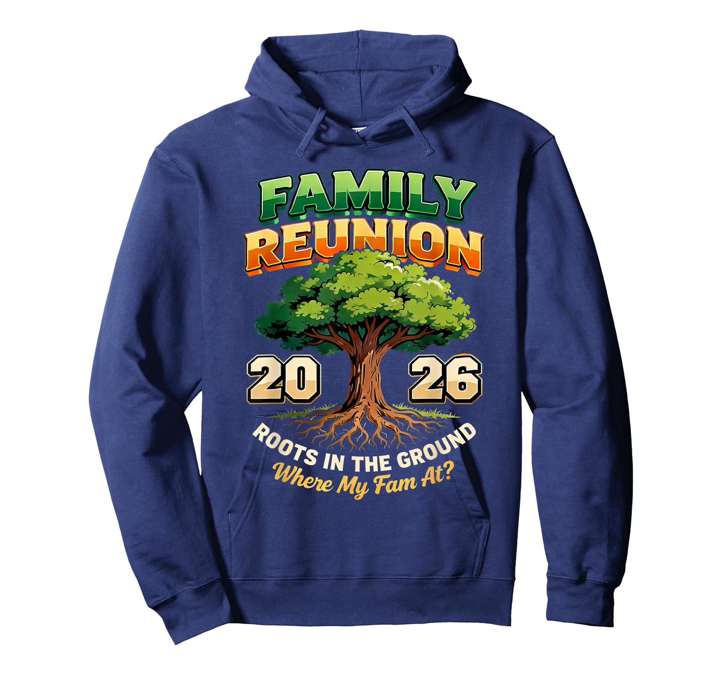 2026 Family Reunion Tree Roots in The Ground Art T-Shirt