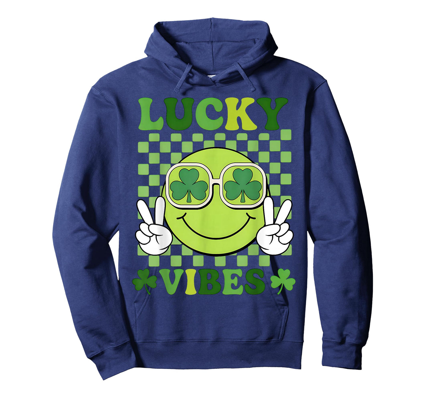 St Patricks Day Funny Lucky Shamrock Groovy Men Women Kids T-Shirt