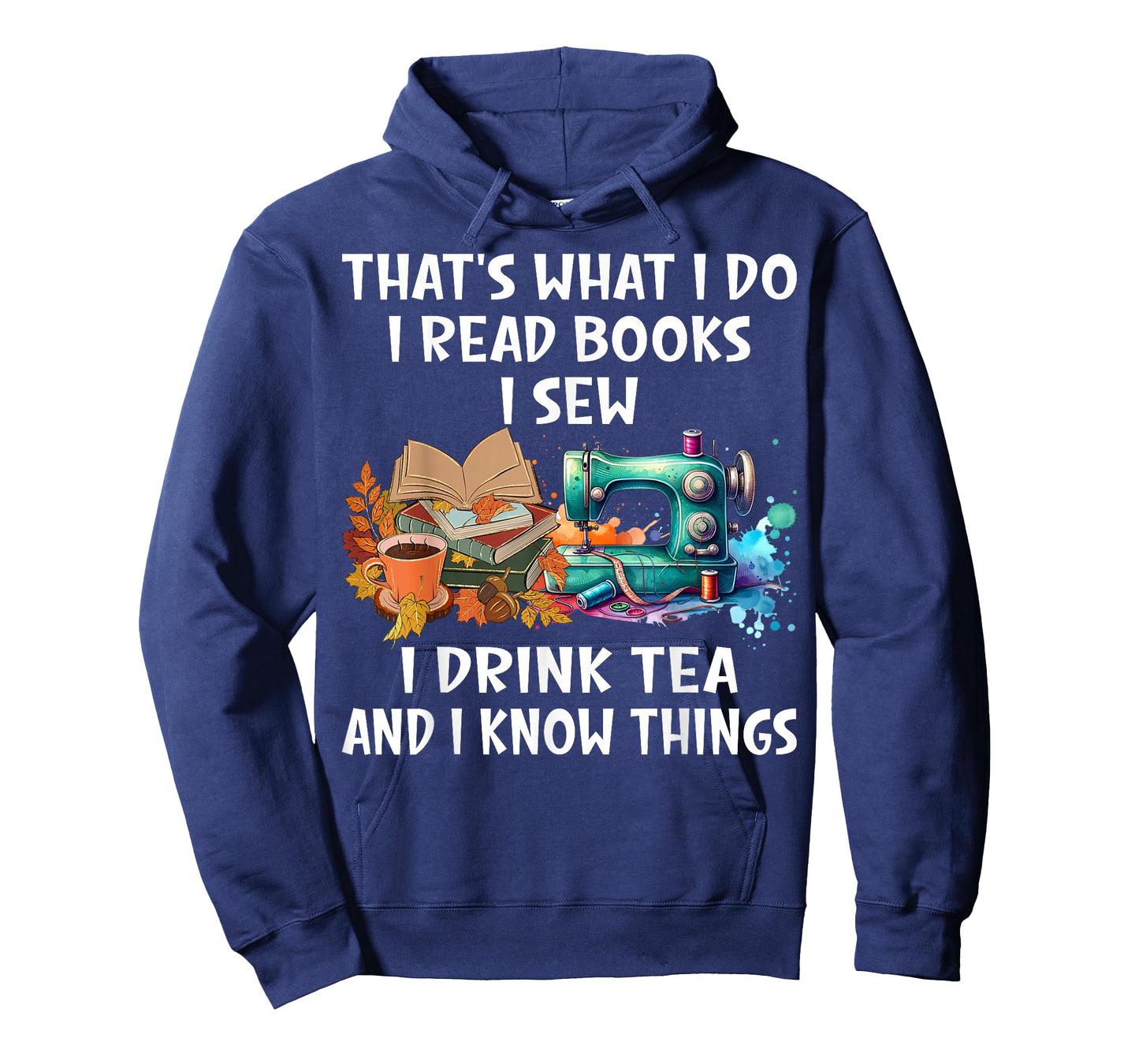 Sewing Reading Books Drinking Tea Sew Sewist T-Shirt