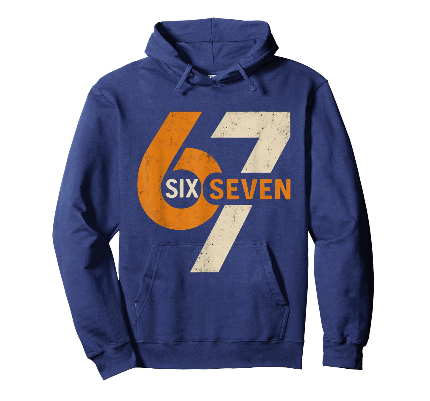 Vintage 67 Six Seven 6 7 Number Retro 67 Meme T-Shirt