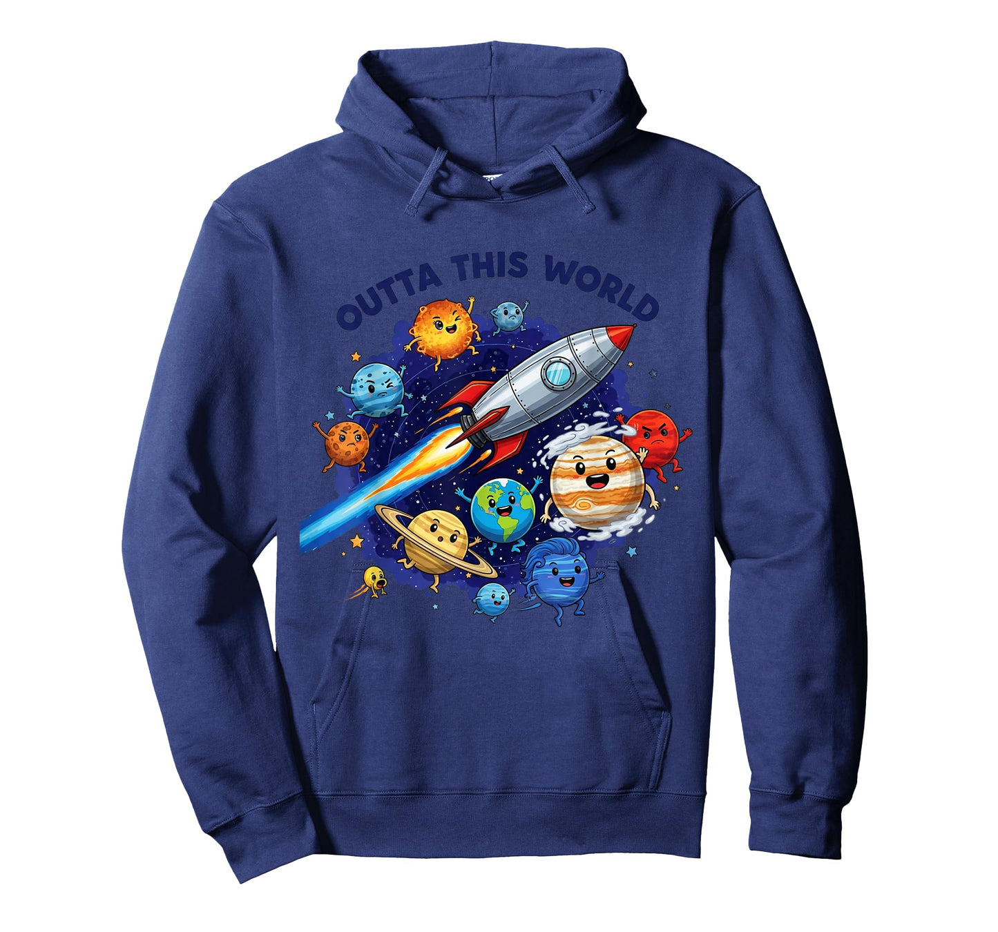 Outta This World. Cute Planet Space Lover, Astronaut Galaxy T-Shirt