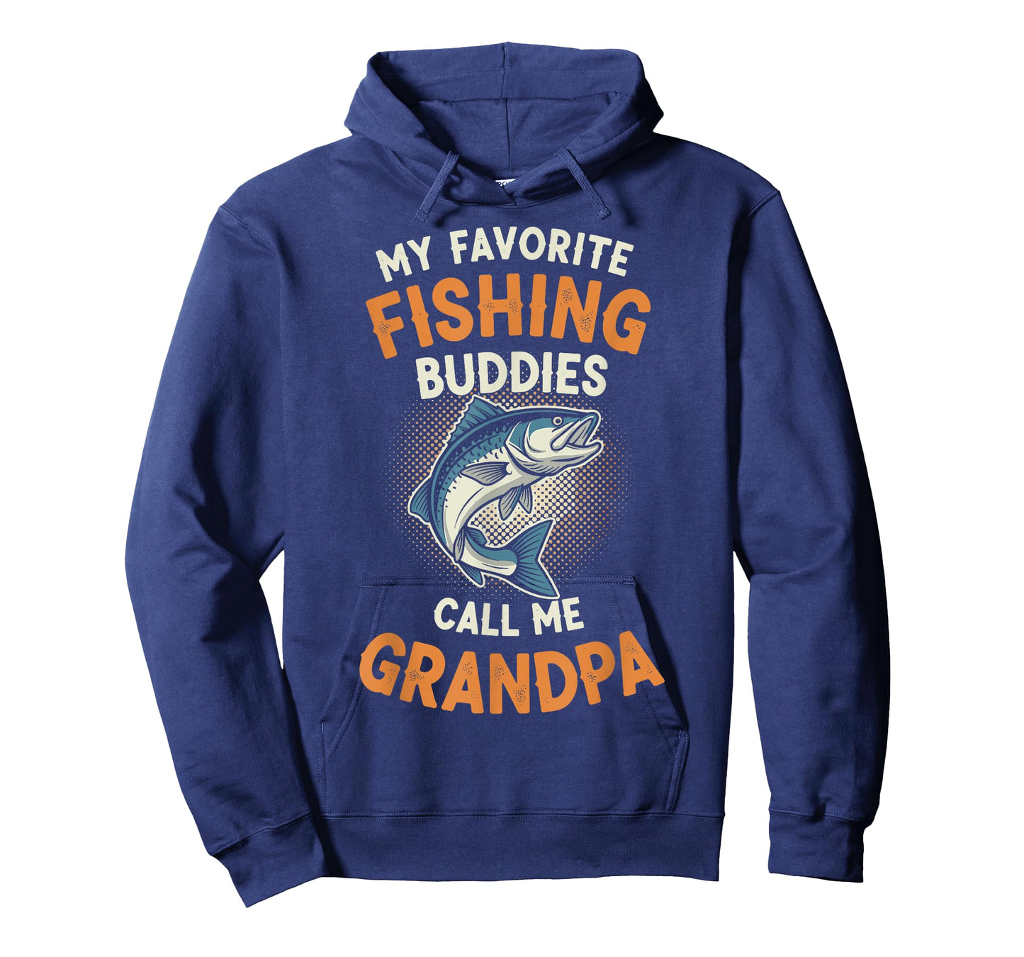 My Favorite Fishing Buddies Call Me Grandpa Vintage Saying T-Shirt