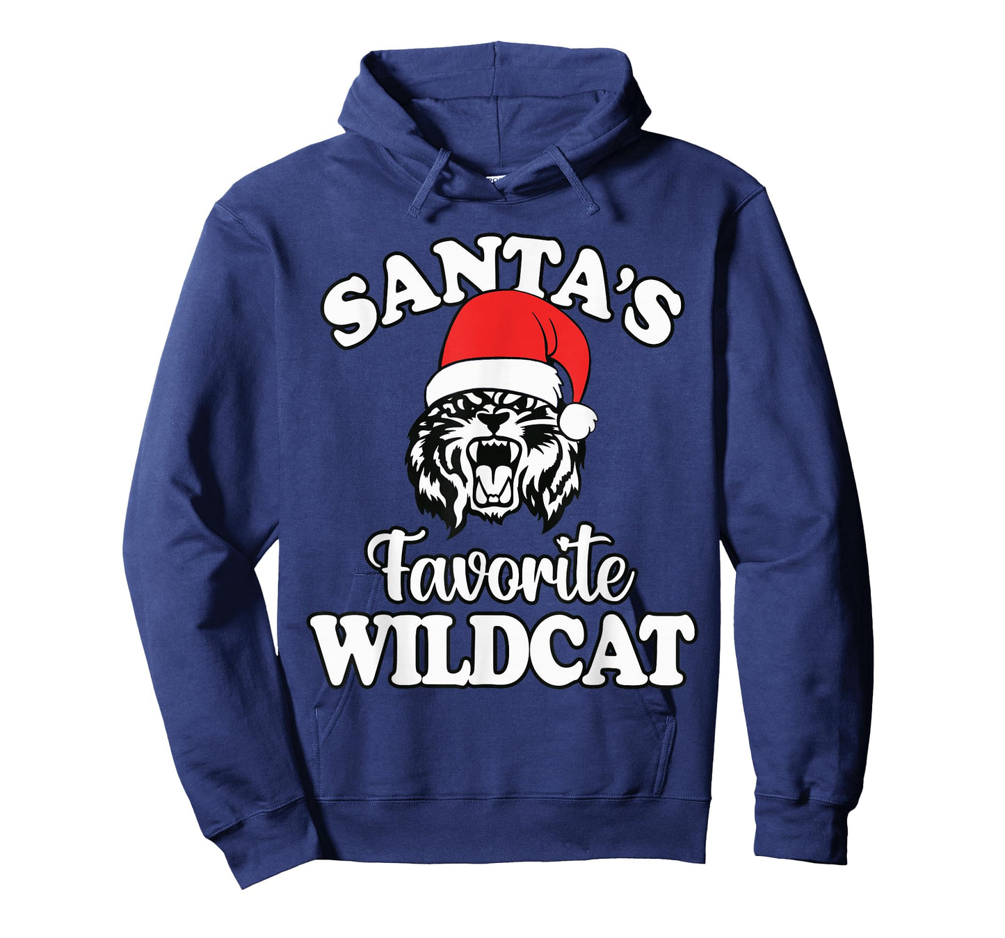 Santa's Favorite Wildcat Back to School Christmas T-Shirt
