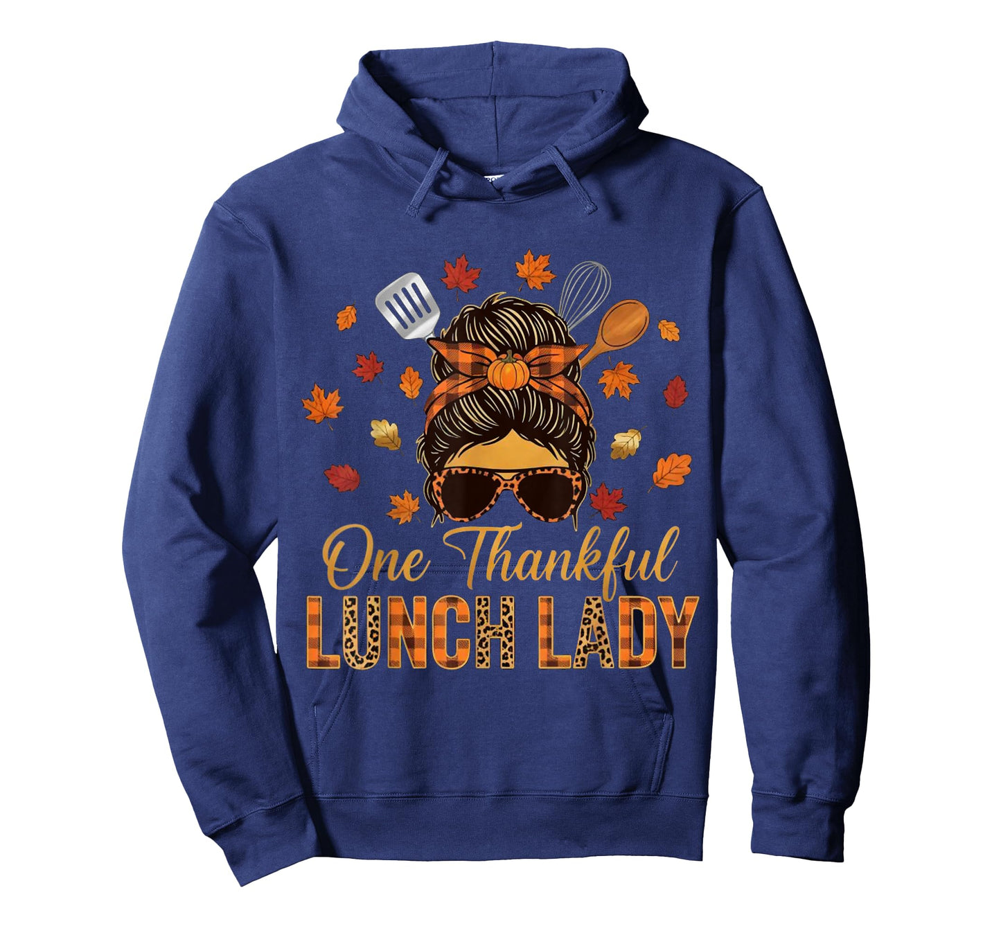 Cafeteria Turkey Food One Thankful Lunch Lady Thanksgiving T-Shirt