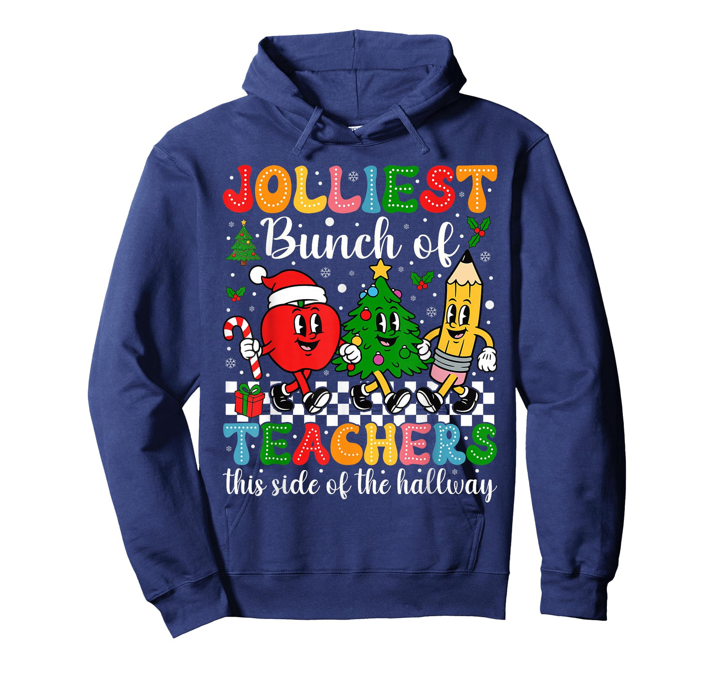 Jolliest Bunch of Teachers This Side of The Hallway Xmas T-Shirt
