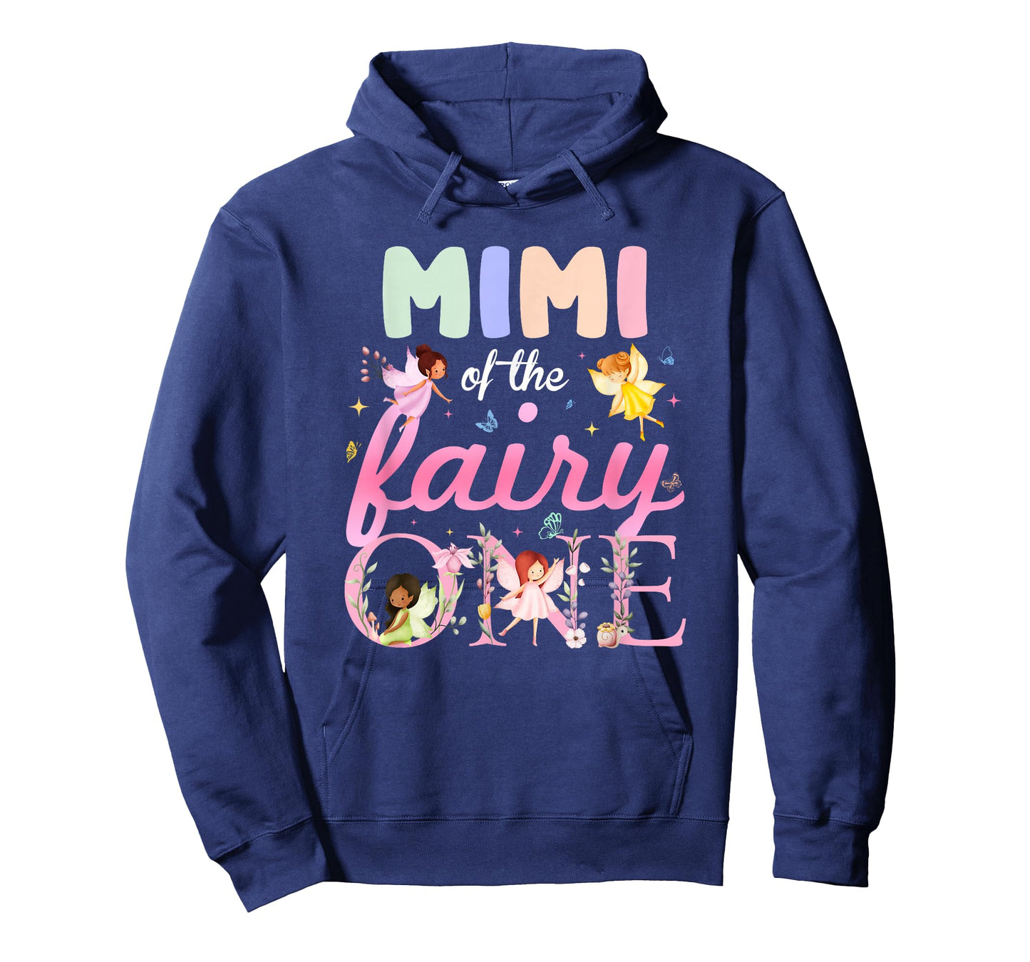 Mimi of The Fairy One 1St Birthday Girl Family Matching T-Shirt
