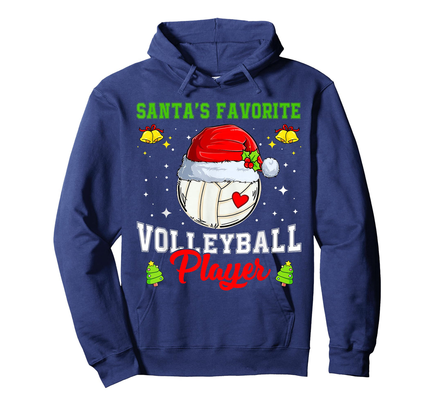 Santa's Favorite Volleyball Player Christmas Pajamas Men T-Shirt