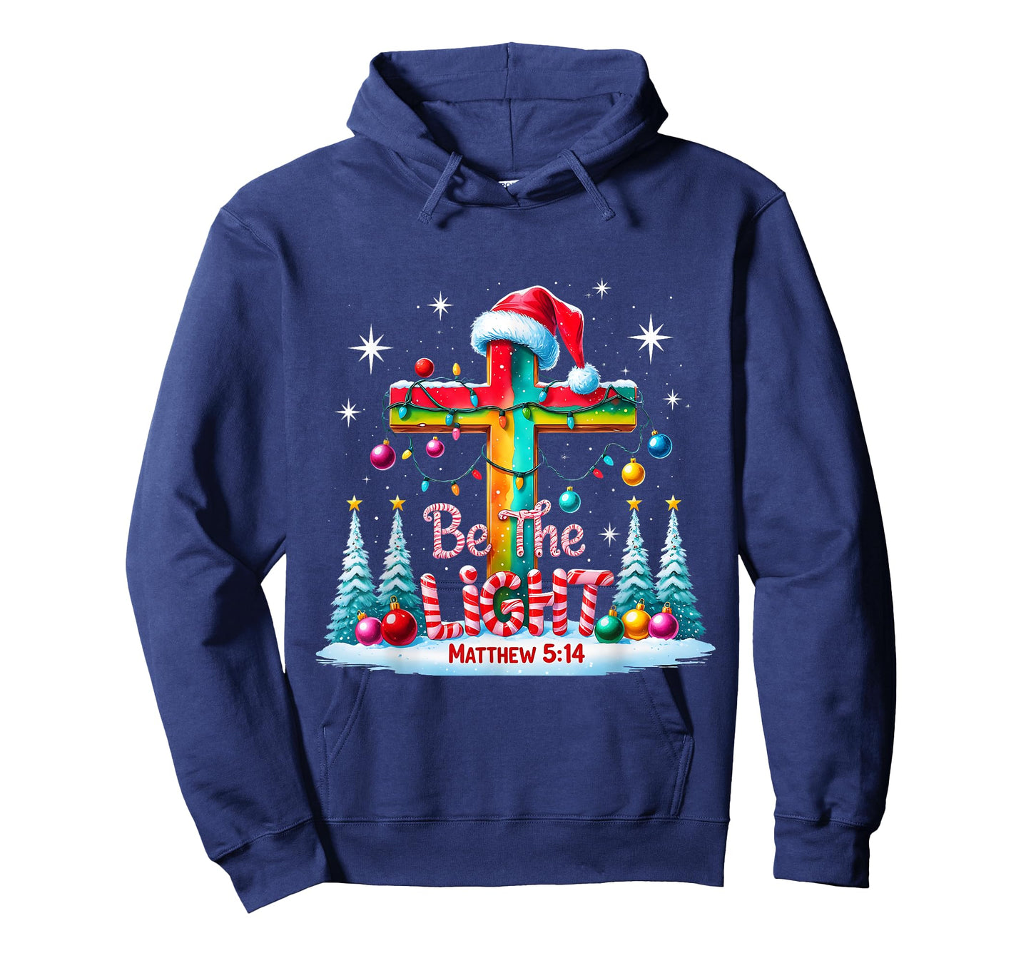 Be The Light Matthew 5:14 Christian Christmas T-Shirt