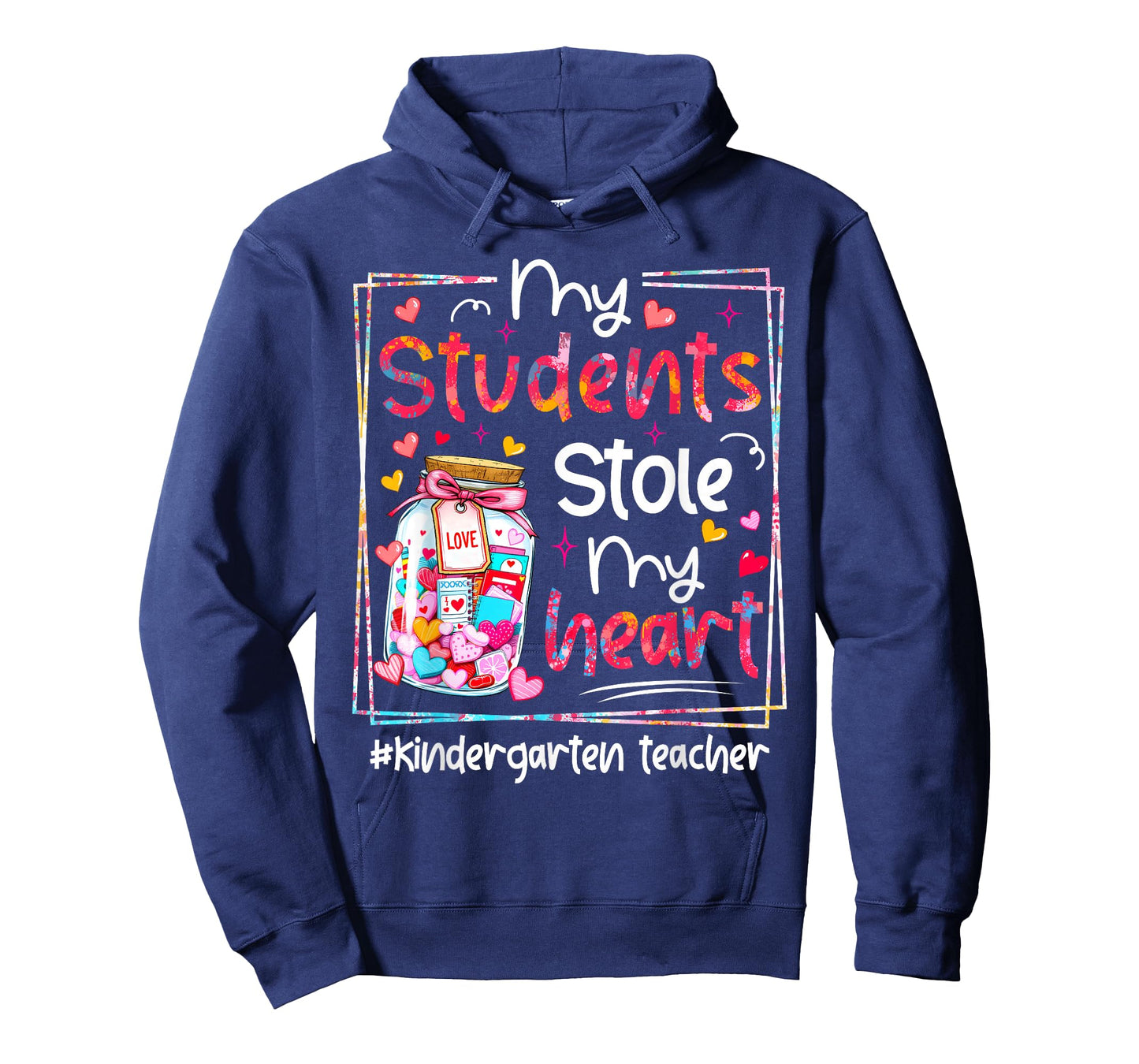 Valentine My Students Stole My Heart Kindergarten Teacher T-Shirt