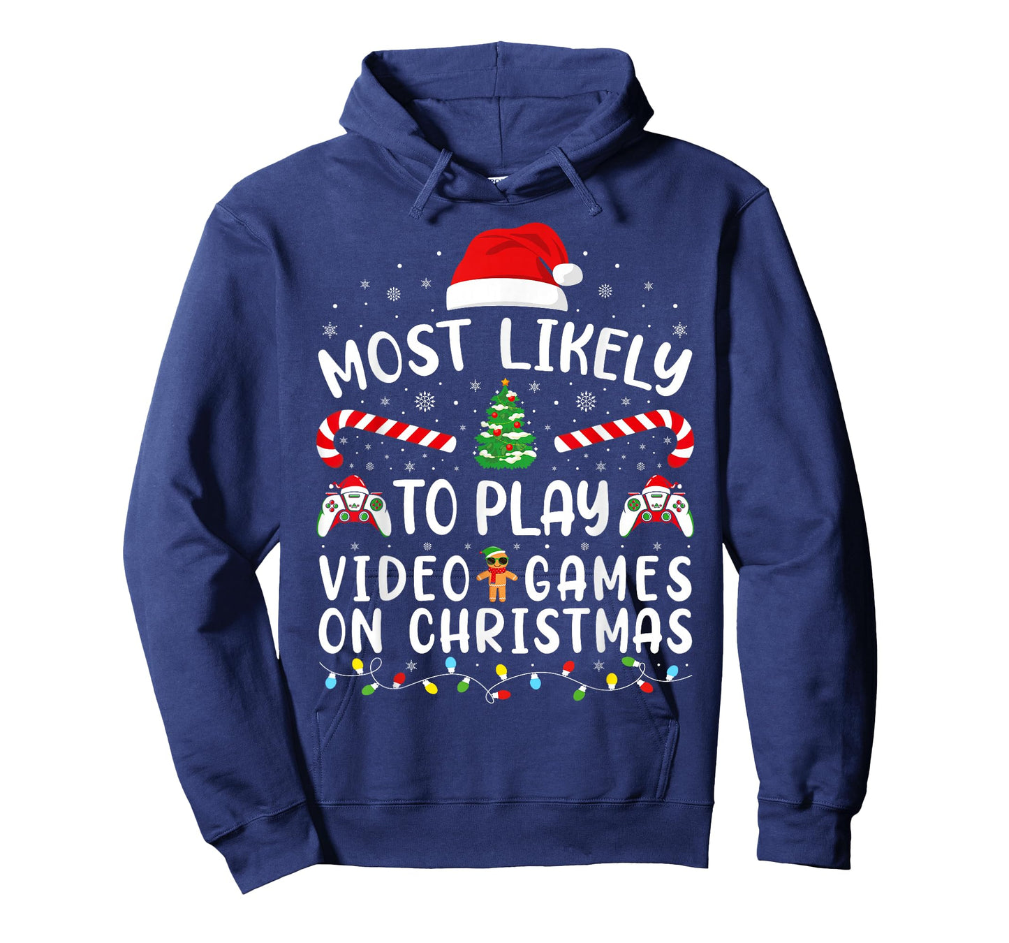 Most Likely to Play Video Games Xmas Family Matching Tree T-Shirt