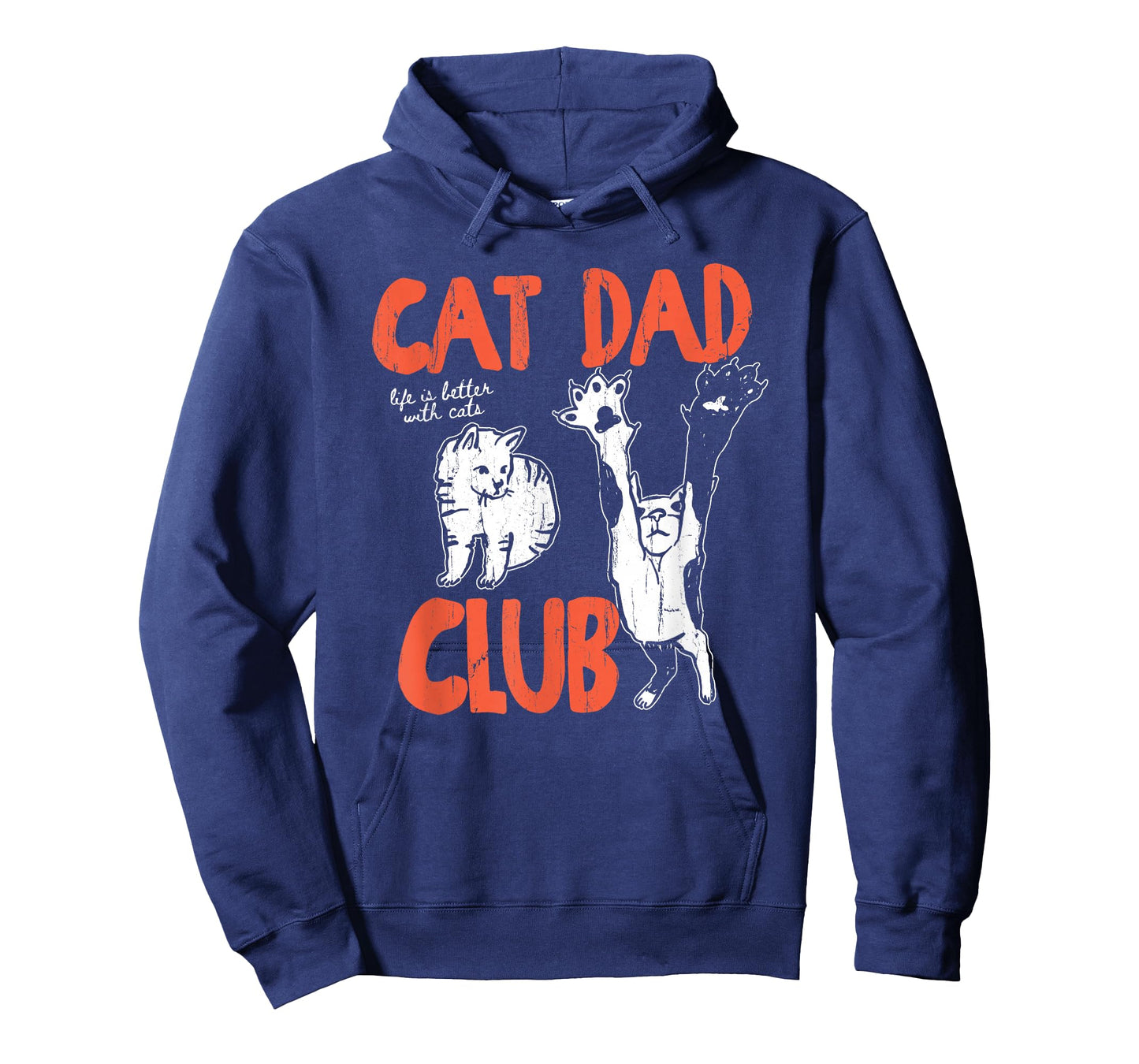 Cat Dad Club, Life is Better with Cats, Cat Dad, Funny Cat T-Shirt