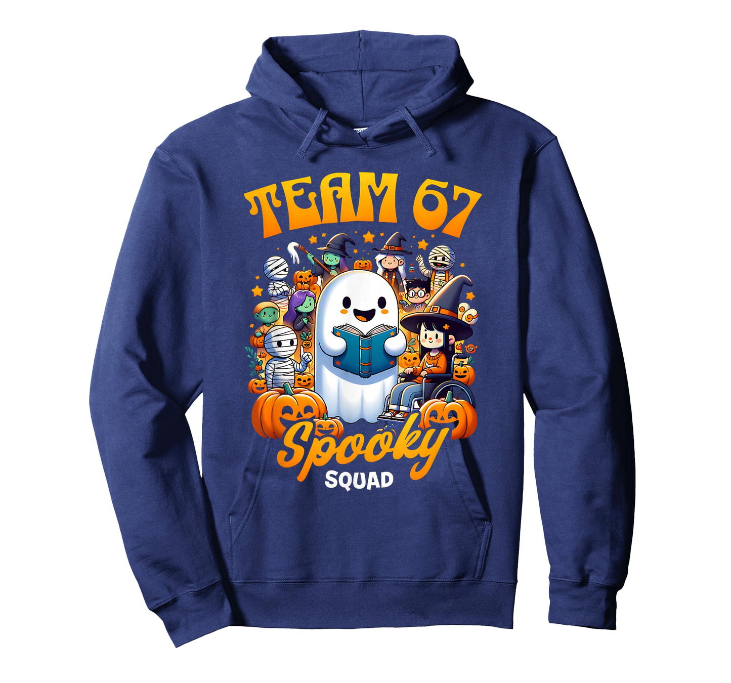 Team 67 Spooky Squad Funny Six Seven Meme 6 7 Halloween T-Shirt