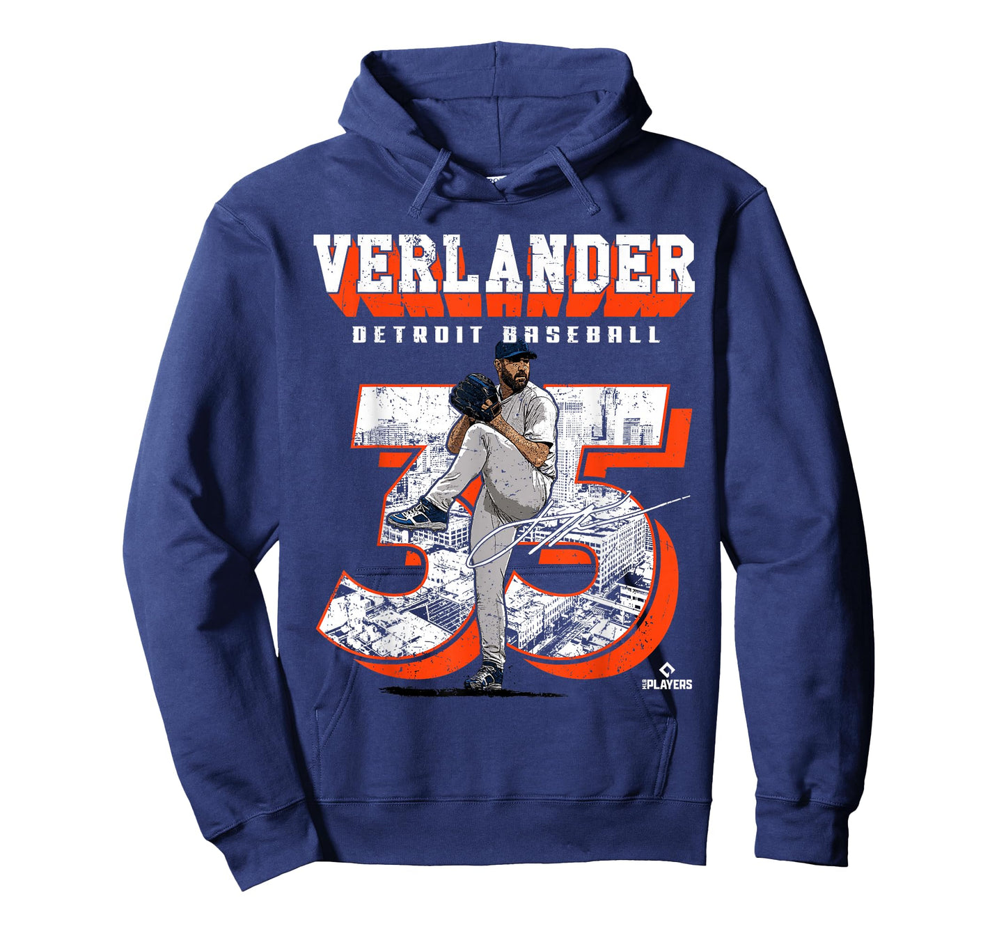 Justin Verlander | Detroit T Baseball Players | MLBJVE206M T-Shirt