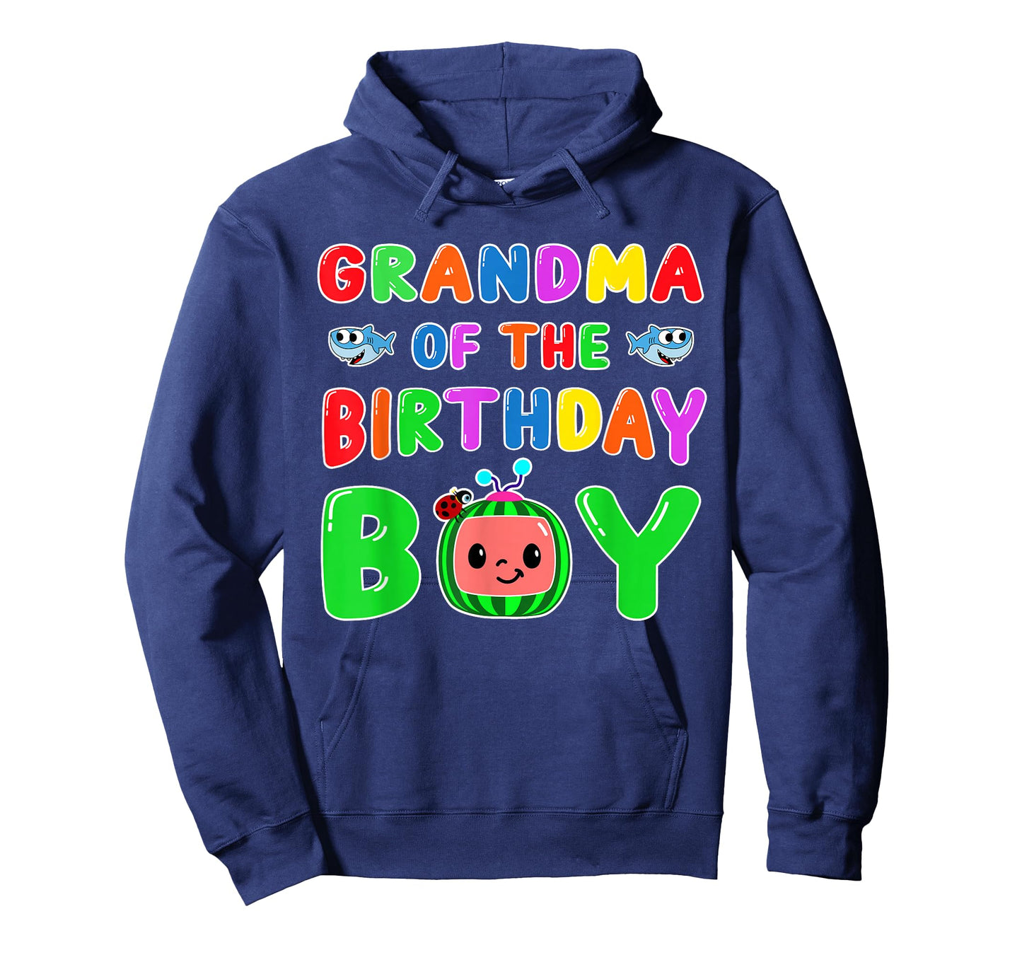 Grandma of The Birthday Boy Funny Melon Family Matching T-Shirt