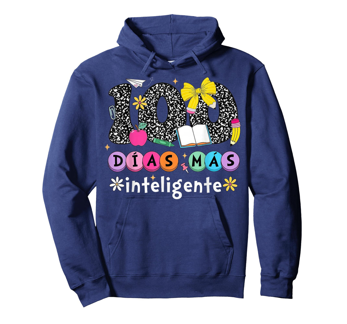 100 Dias mas inteligente Spanish Teacher 100th Day School T-Shirt