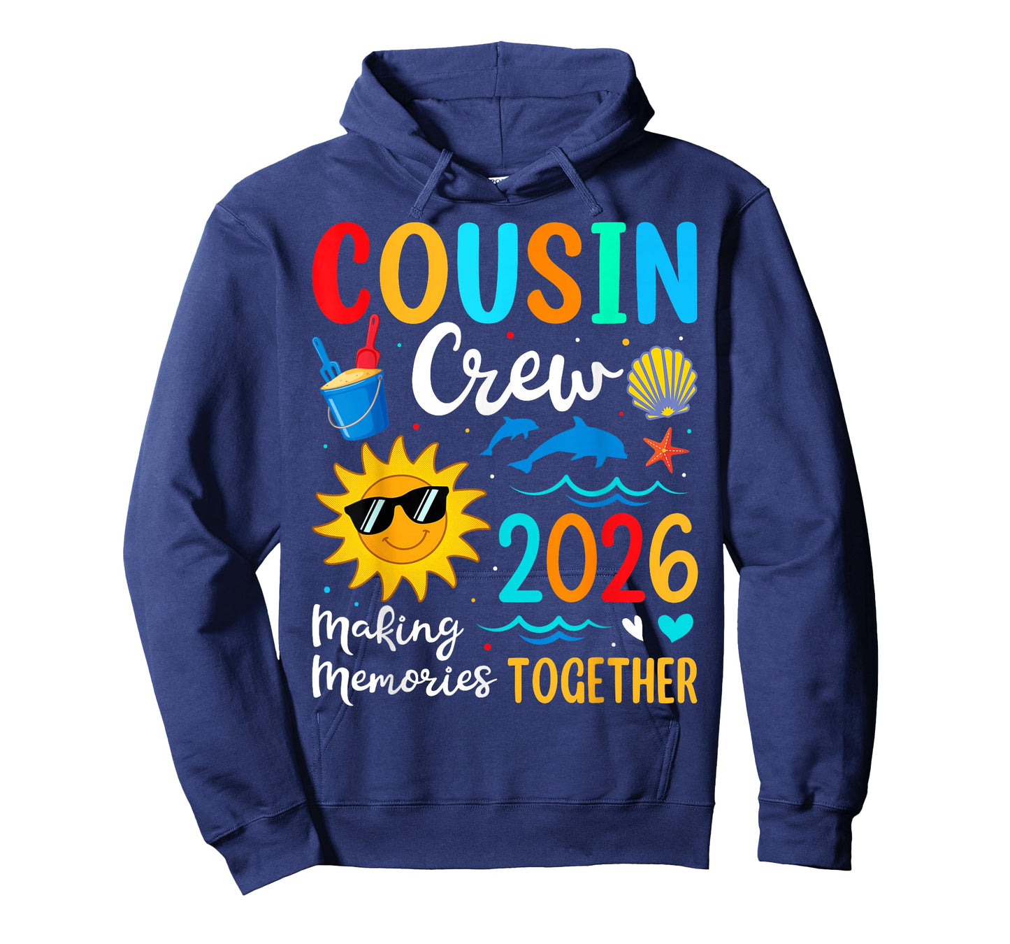 Cousin Crew 2026 Summer Vacation Beach Family Trip Matching T-Shirt
