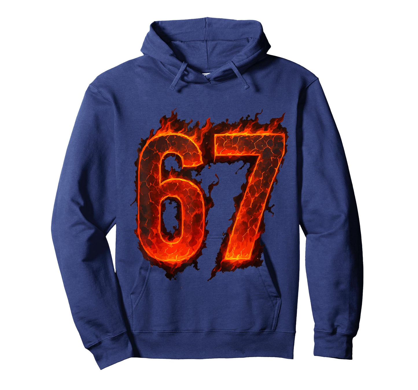 67 Flame Number Six Seven Meme 67 Kid T-Shirt