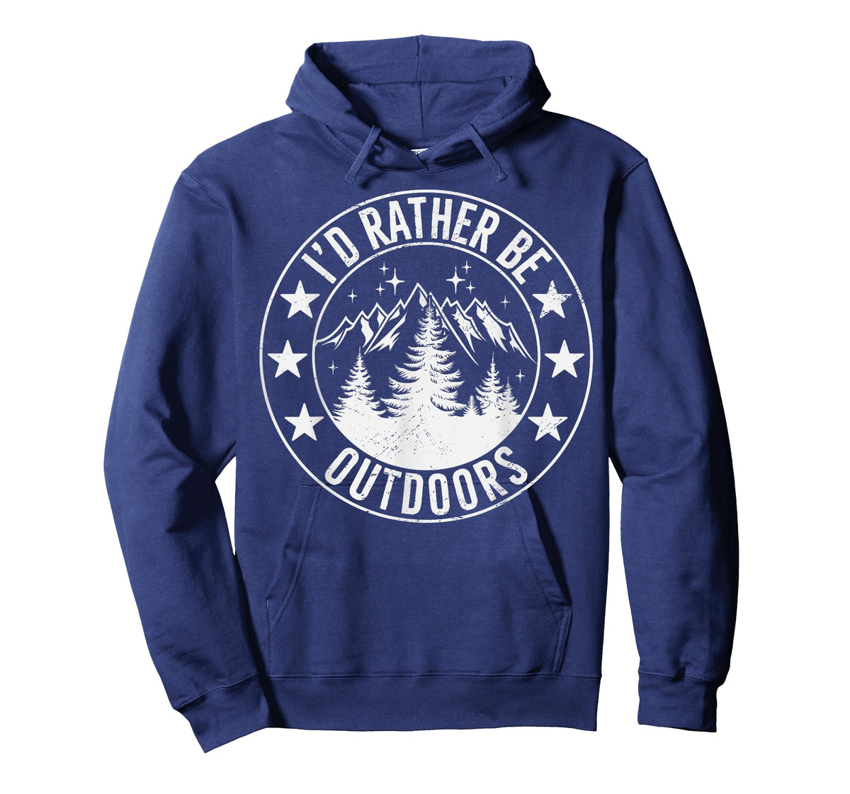 Camping Humor Id Rather be Outdoor Gag Adventure Life Camper T-Shirt