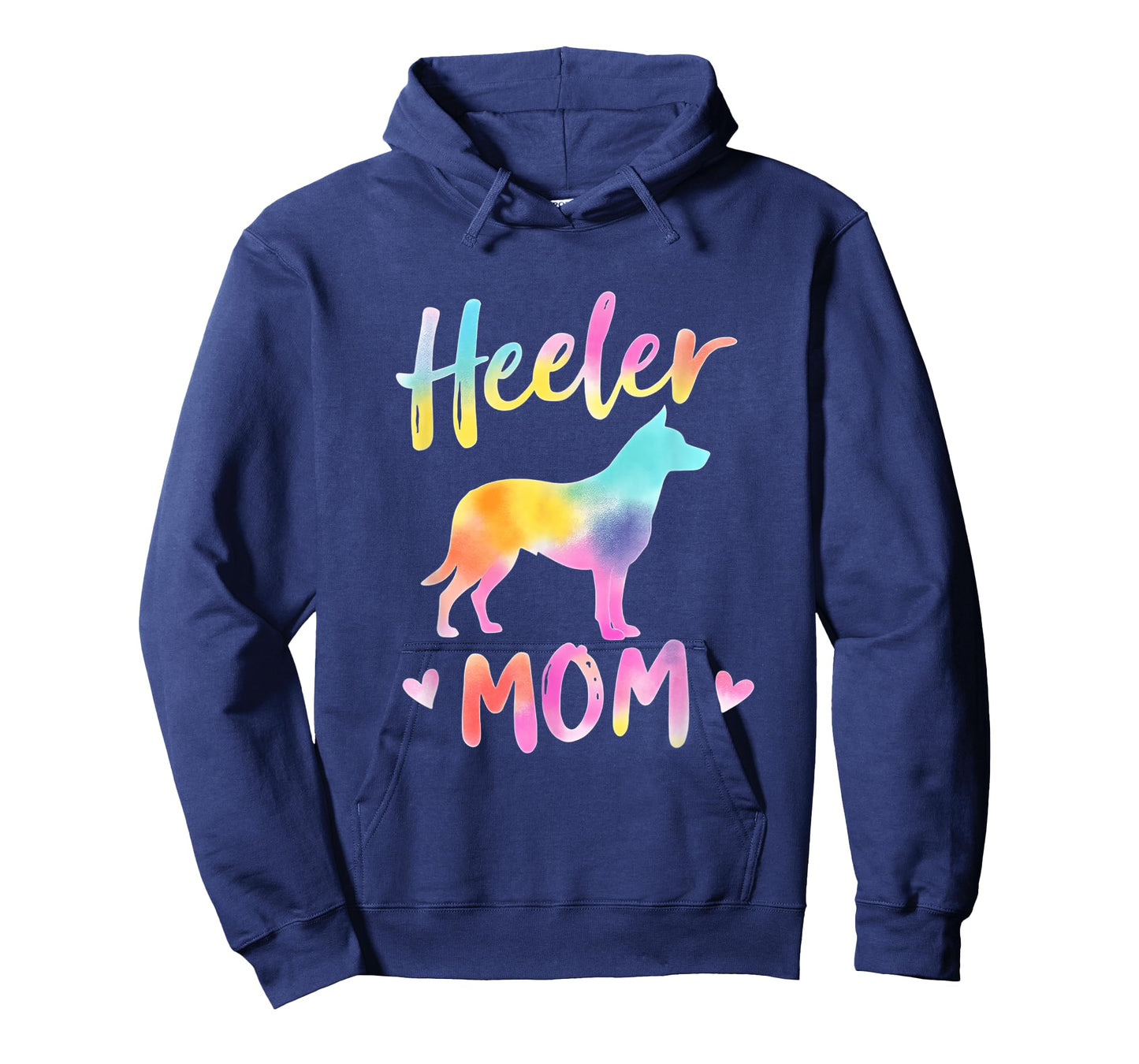 Blue Heeler Dog Mama Design Colorful Blue Heeler Mom T-Shirt