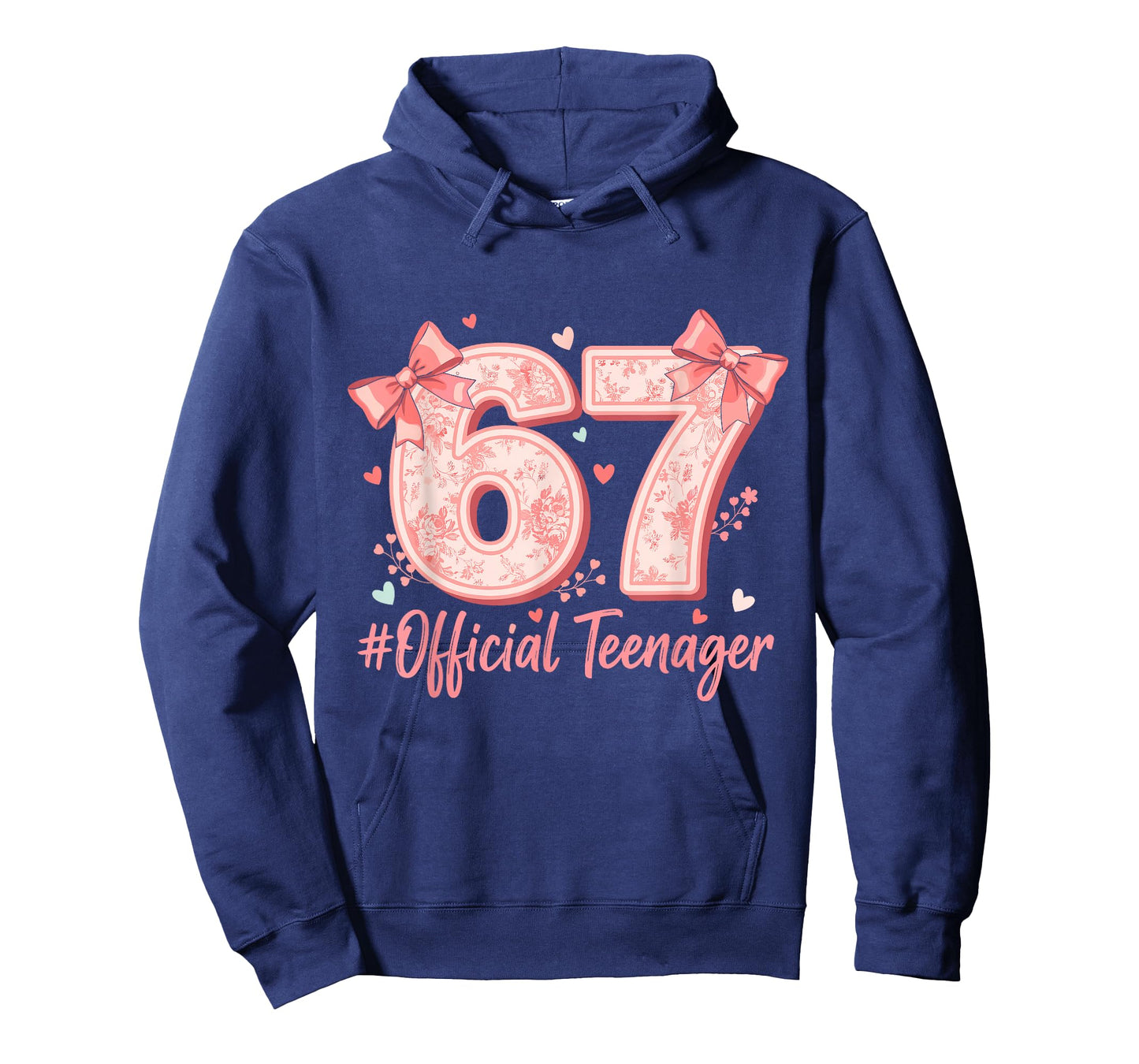 Official Teenager 13 Years 13th Birthday Girls Six Seven T-Shirt
