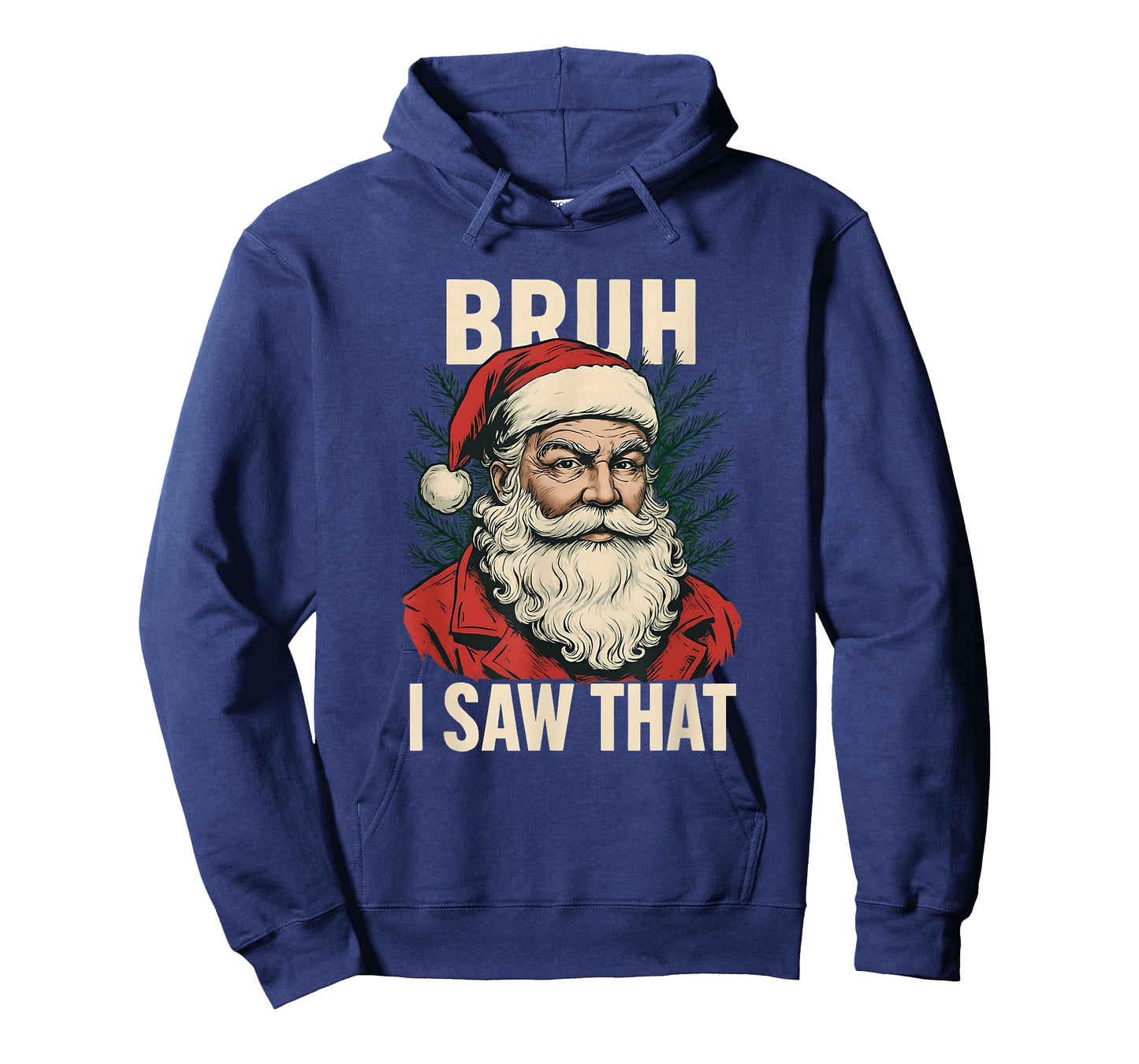 Vintage Santa Bruh I Saw That Funny Christmas T-Shirt