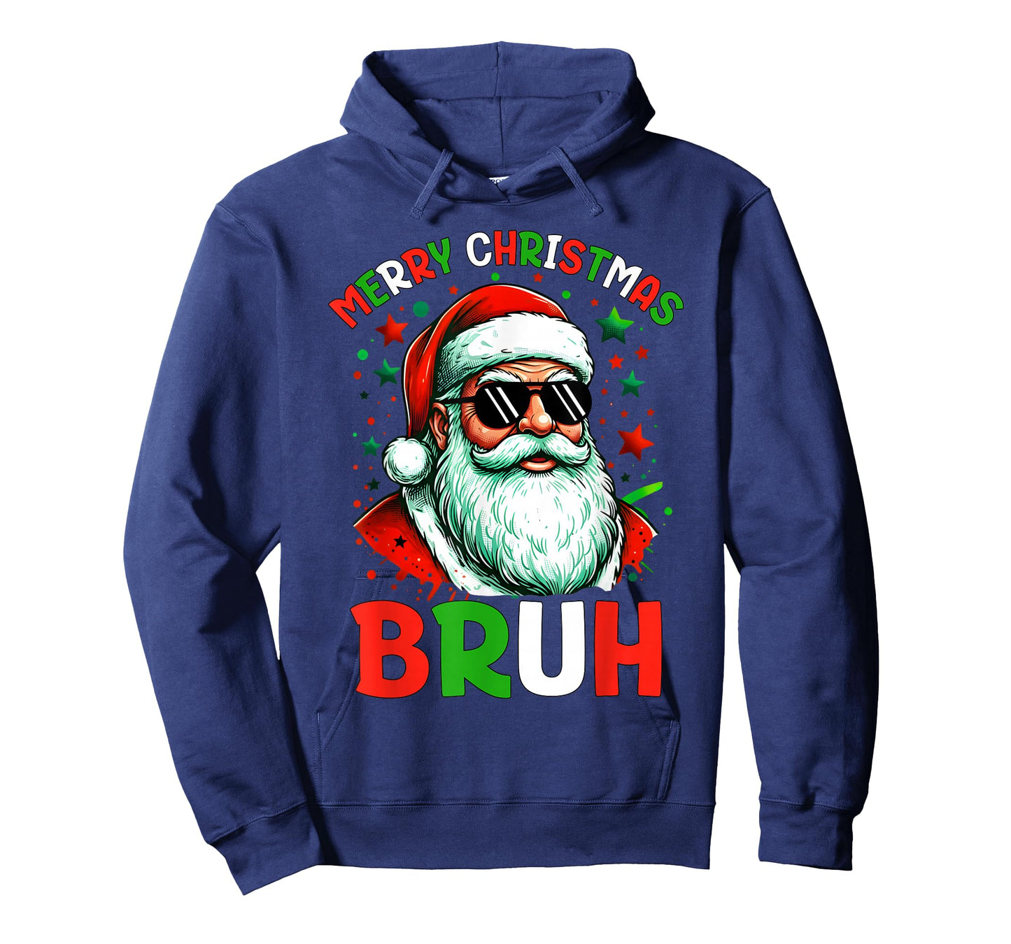 Bruh Christmas Teens Boys Kids Christmas Santa Cluas T-Shirt