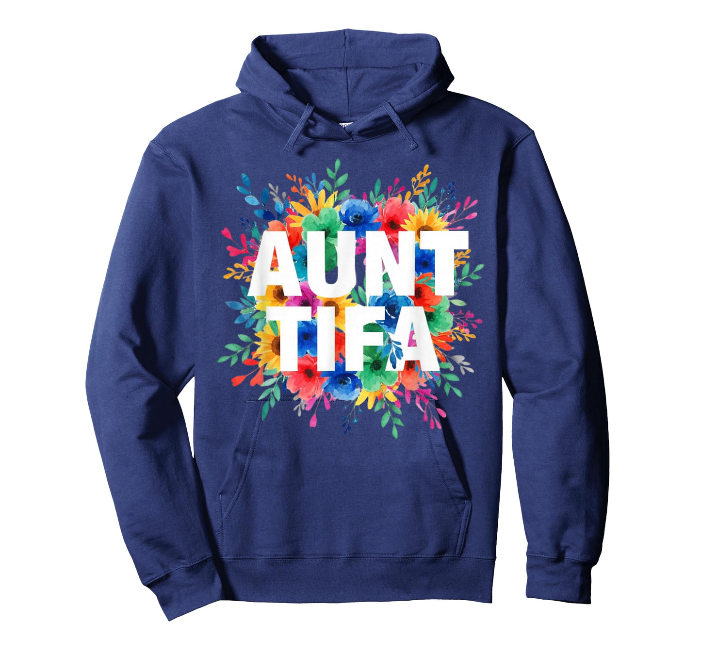 I Am Aunt Tifa Wild Flowers Aunt Tifa Funny Aunt Tifa T-Shirt