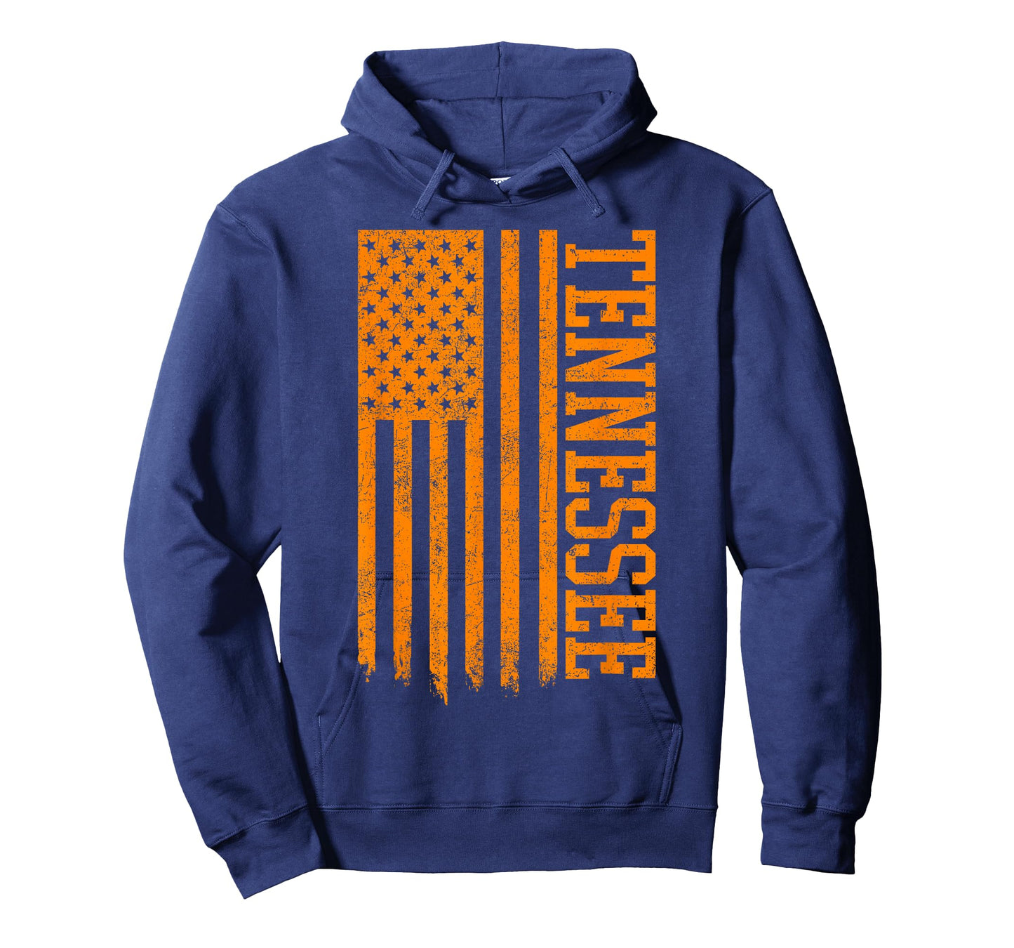 Classic TN Orange Print Retro Varsity Vintage Tennessee T-Shirt