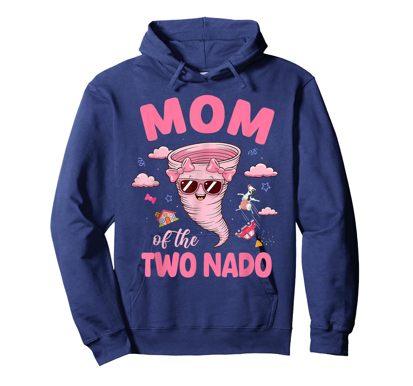 Mom of The Two-nado Tornado Theme 2nd Birthday Party T-Shirt