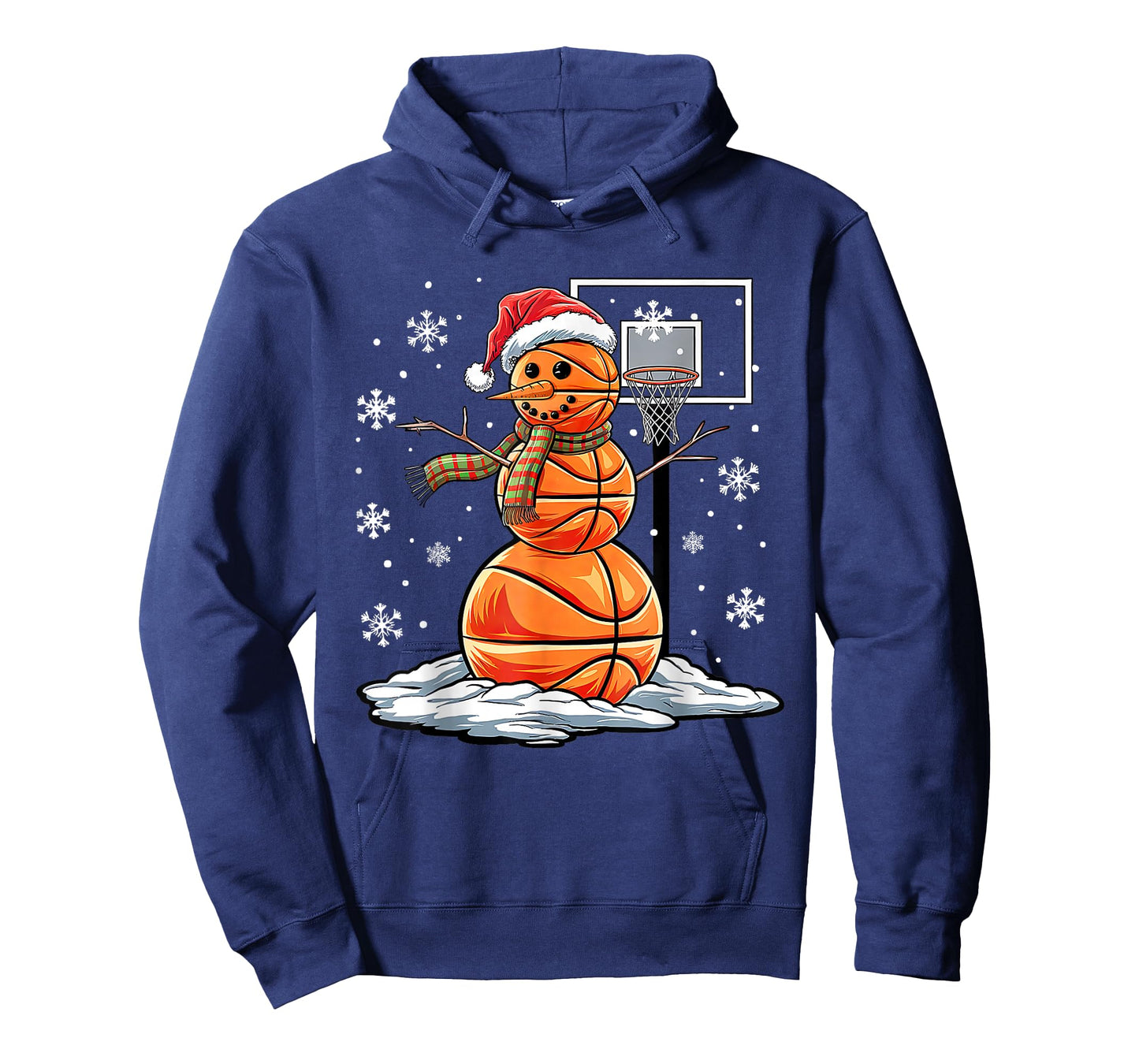 Cute Christmas Basketball Snowman Shirt Basketball Christmas T-Shirt