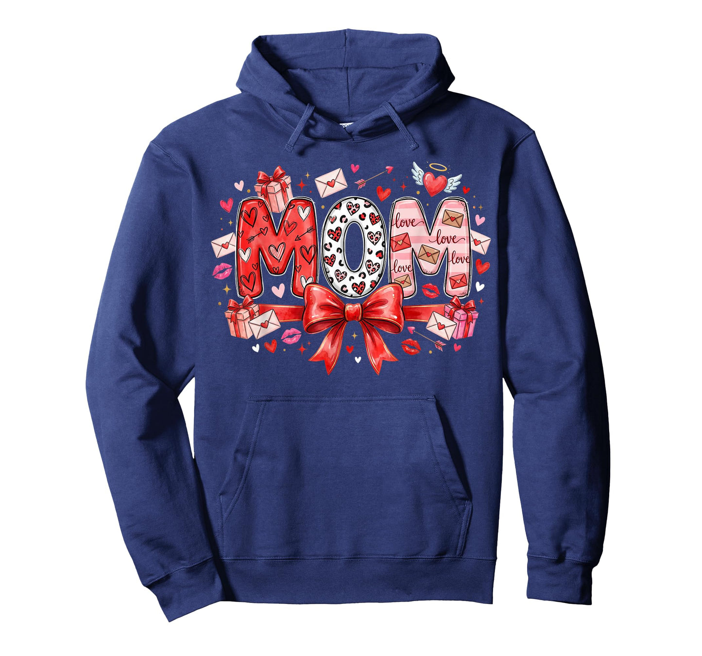 Gifts Love Mother Hearts Mama Valentine Mom Valentines T-Shirt