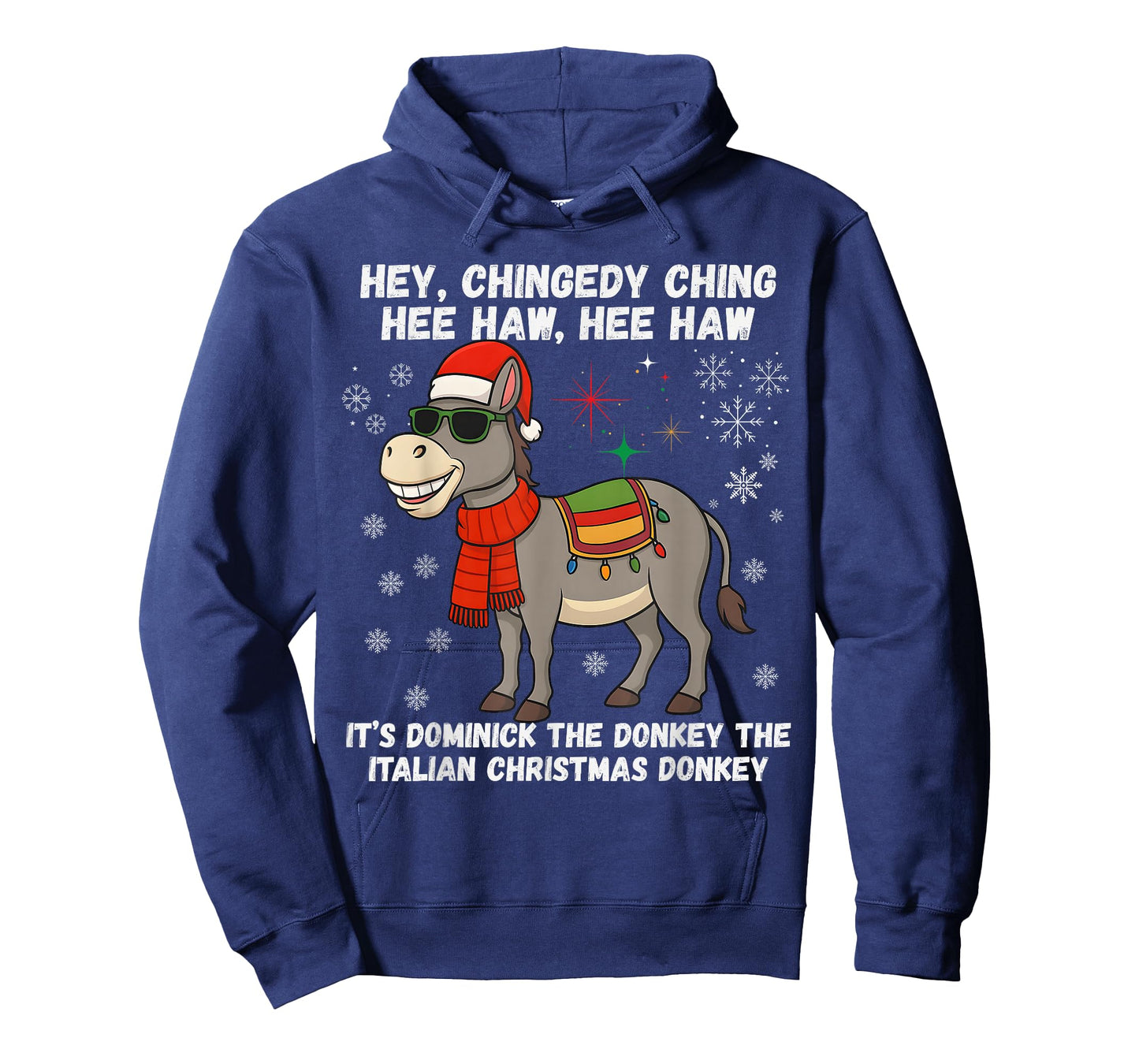 Italian Christmas Donkey Funny Xmas Pajamas for Donkey Lover T-Shirt
