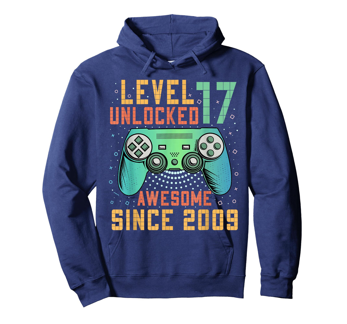 Level 17 Unlocked Awesome Since 2009 17th Birthday Boy T-Shirt