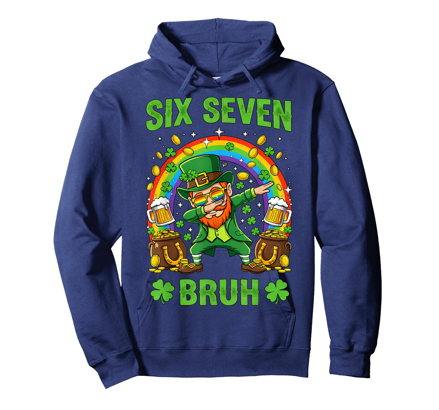 Bruh St Patricks Day Six Seven Kids Boys Men Women 67 Meme T-Shirt