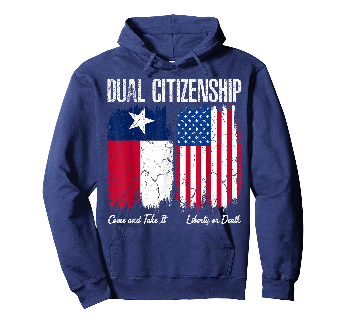 Texas Independence Day Dual Citizen Texan & American Flag T-Shirt