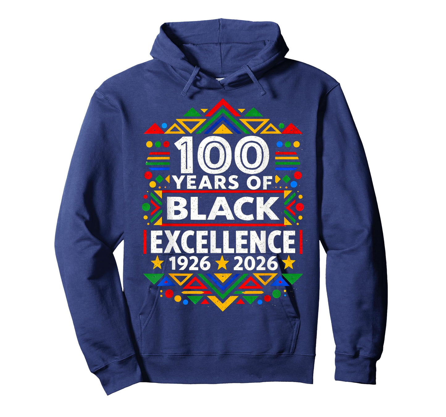 100 Years of Black Excellence Africa Black History 1926-2026 T-Shirt