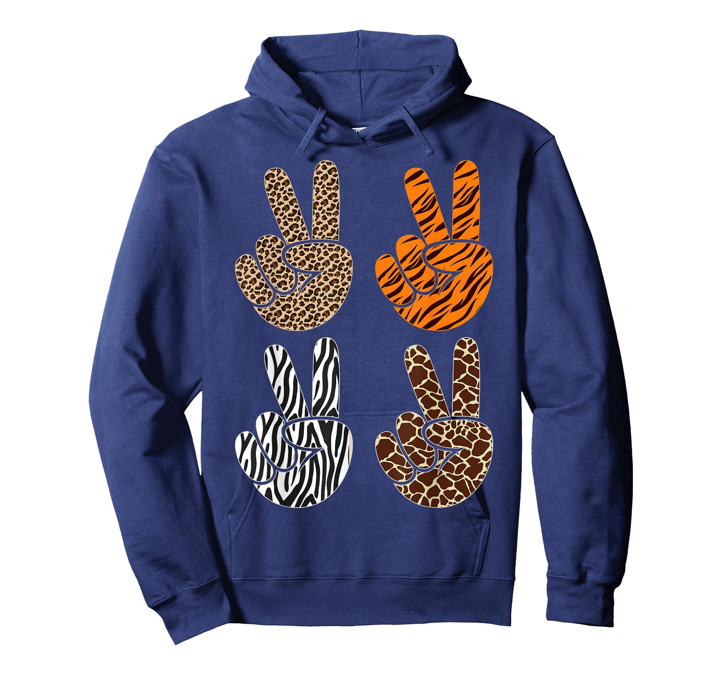 Cute Peace Sign Clothes Kids Toddler Boys Animal Print Girls T-Shirt