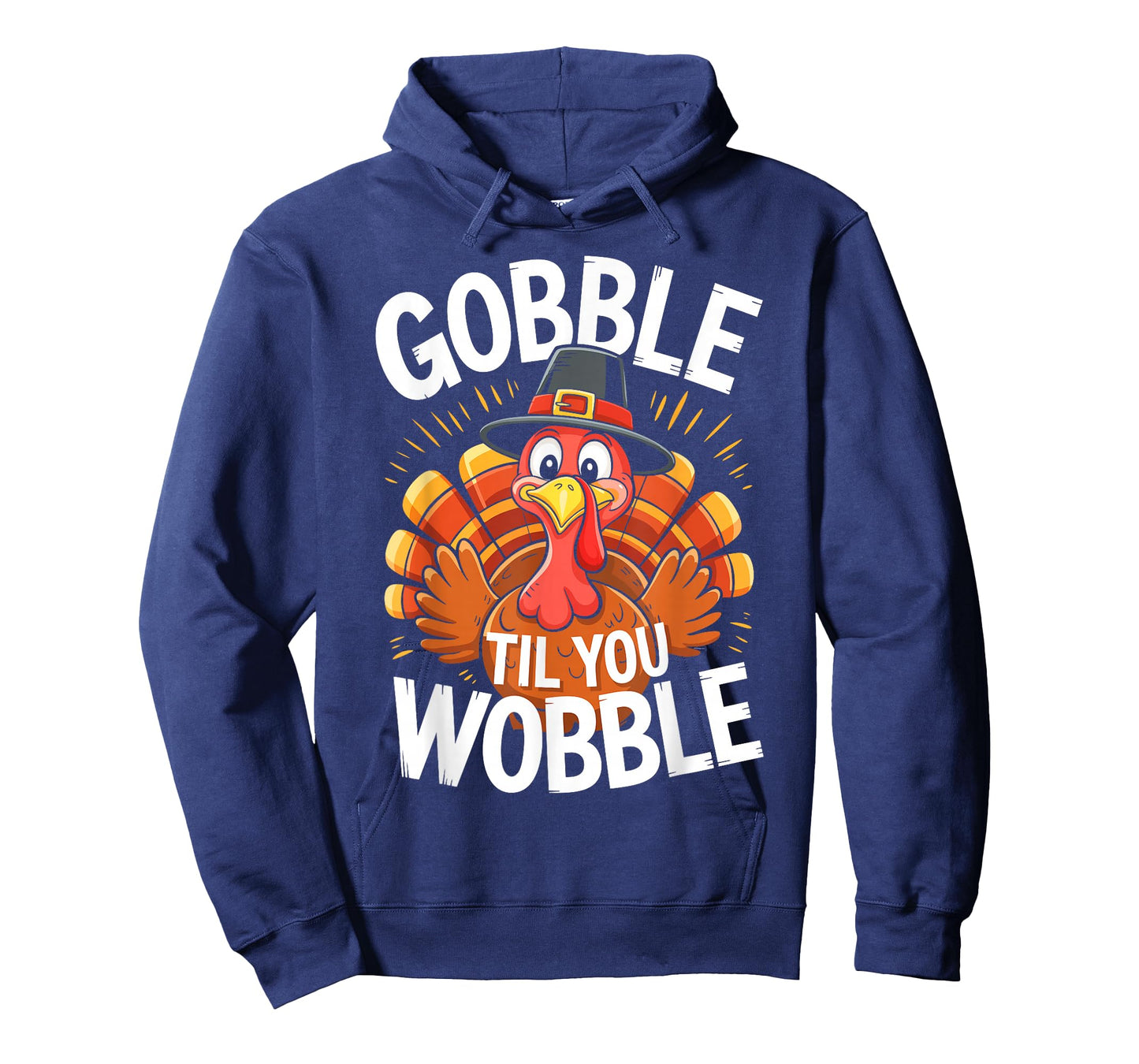 Gobble Til You Wobble Shirt Adult Kids Thanksgiving Day T-Shirt