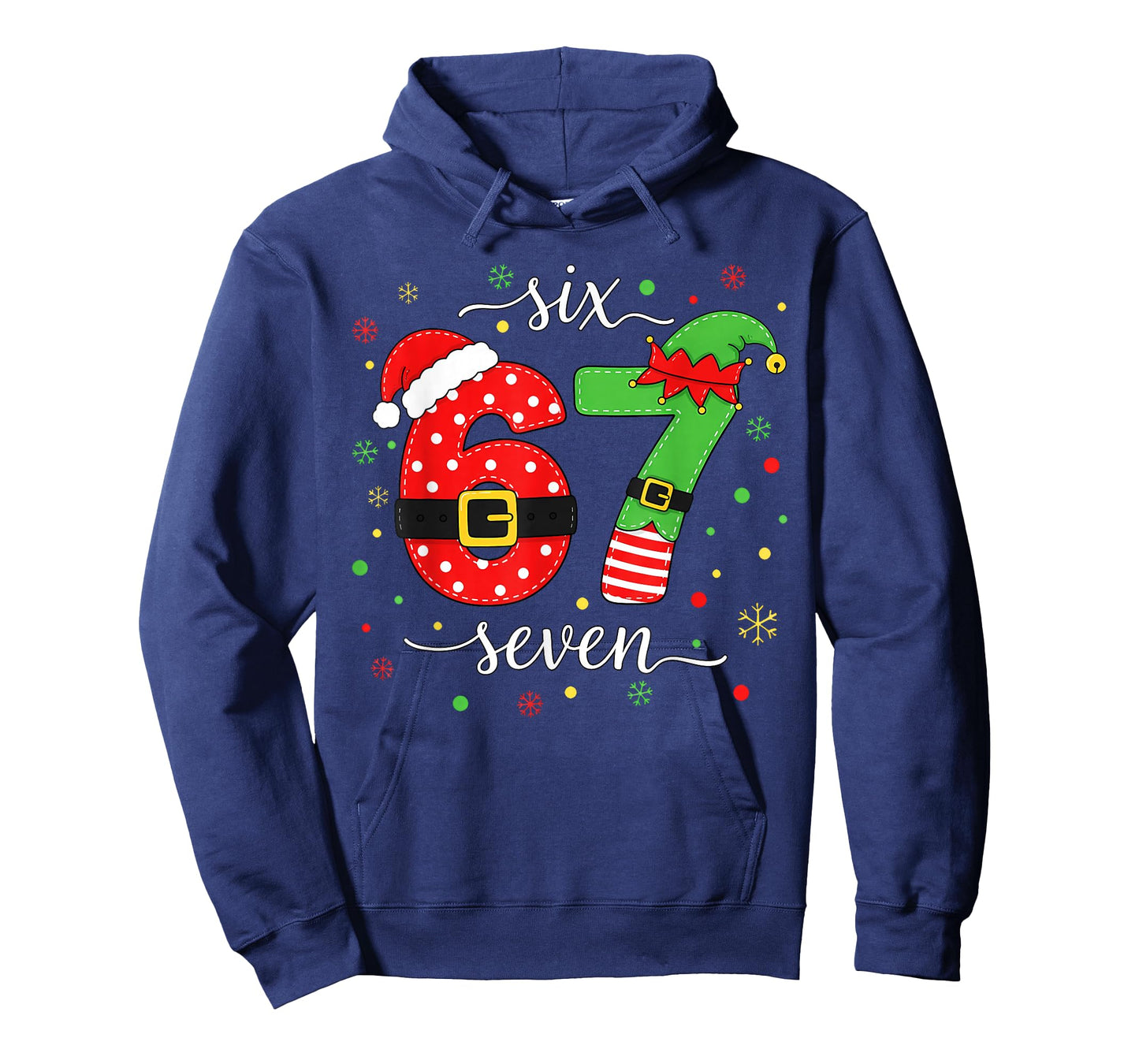 Trending Six Seven Meme Christmas 67 Xmas Men Women Kids T-Shirt
