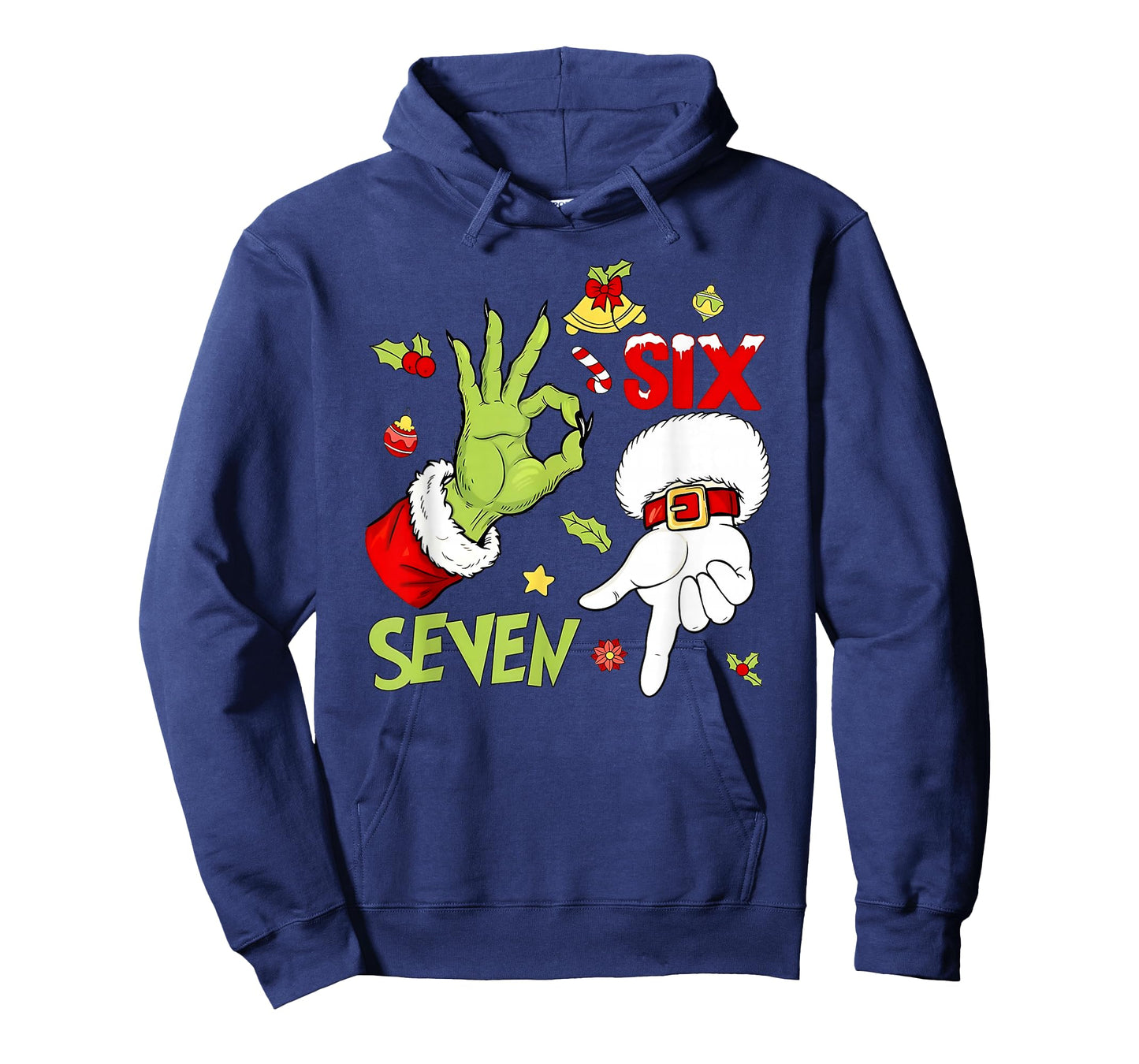 Funny Christmas Hand 6-7 Six Seven Shirt – Holiday Humor Tee T-Shirt