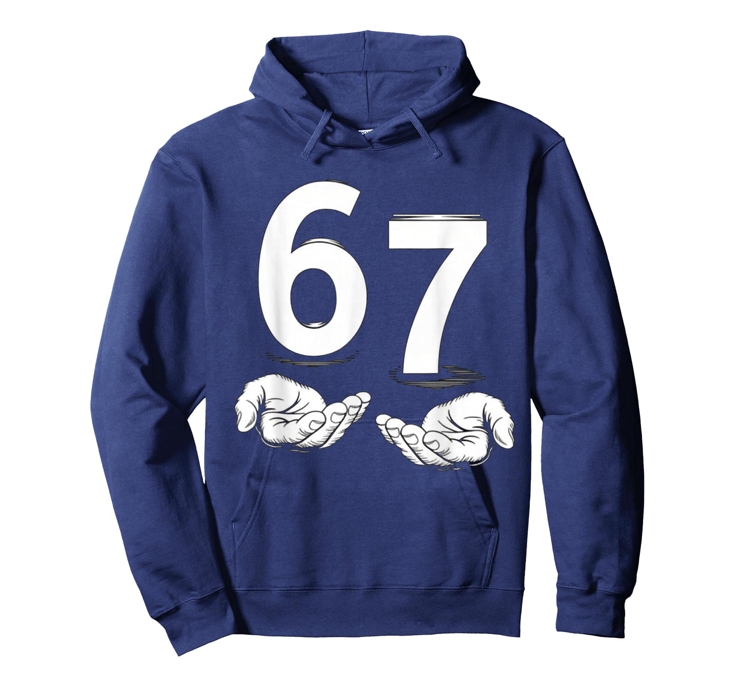 Funny 6/7 Meme Gen Alpha Slang Hands Gesture Tee Six Seven T-Shirt
