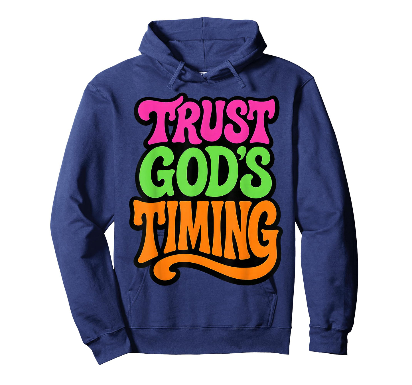 Trust God's Timing - Vintage Christian Faith Religious T-Shirt