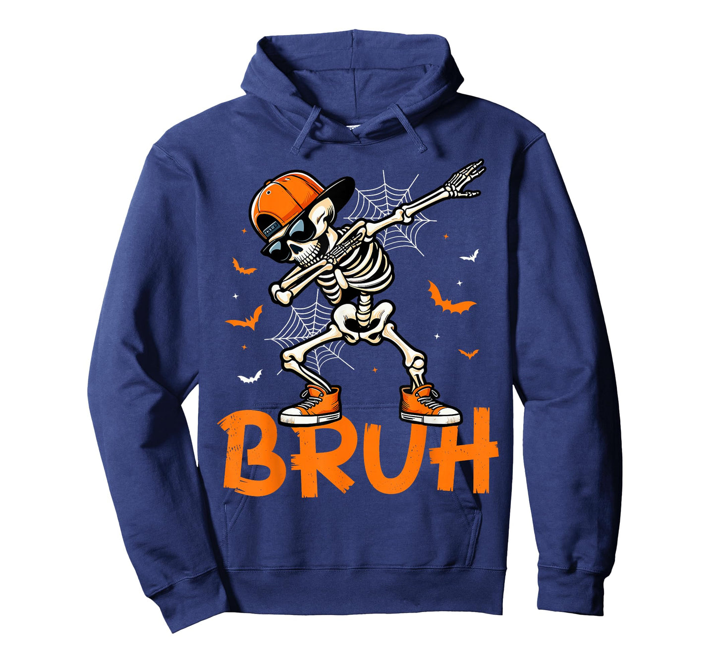 Funny Dabbing Skeleton Halloween Bruh Spooky Skeleton Boys T-Shirt