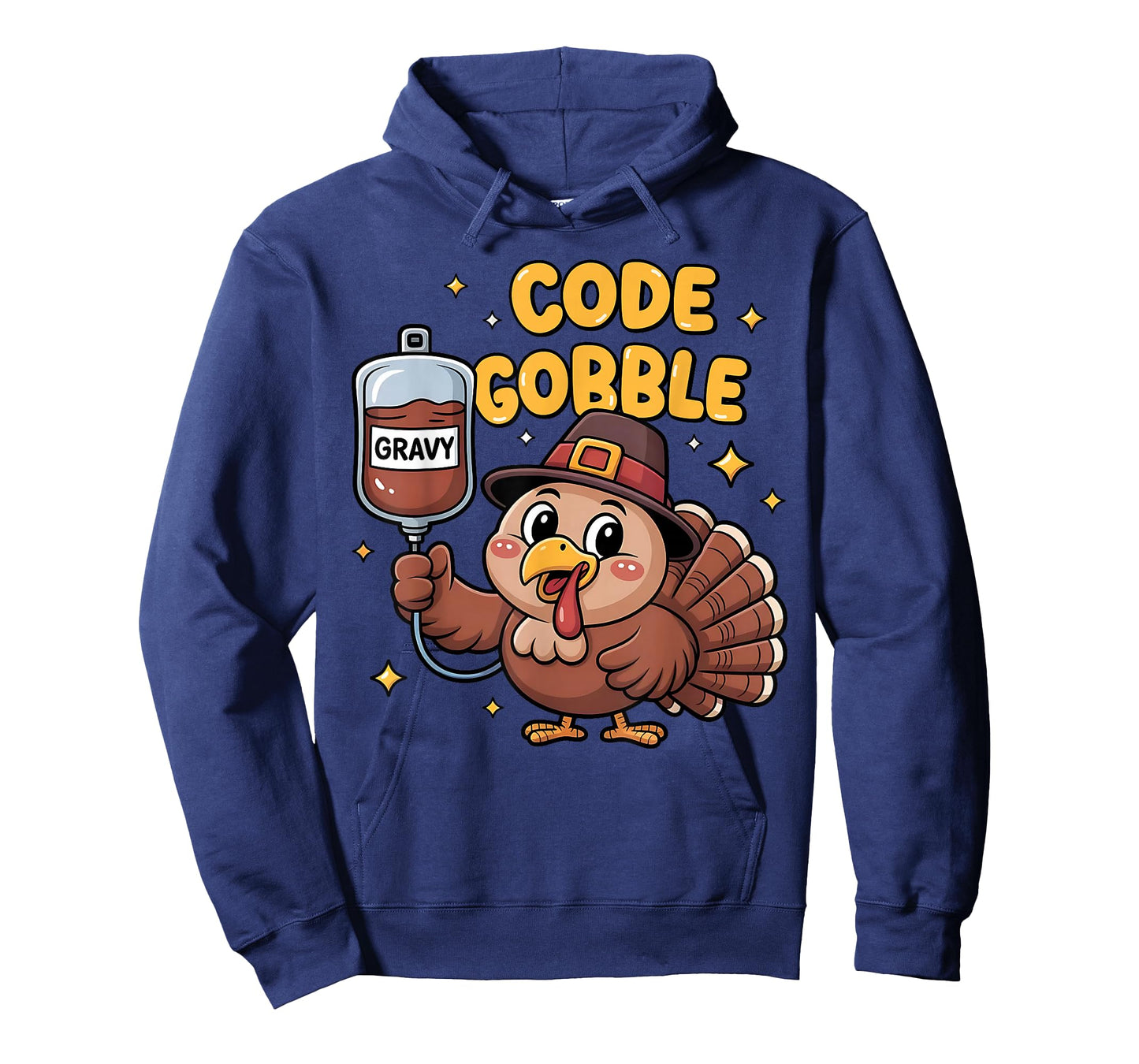 Thanksgiving Nurse Code Gobble Funny Turkey RN CNA Nurse T-Shirt