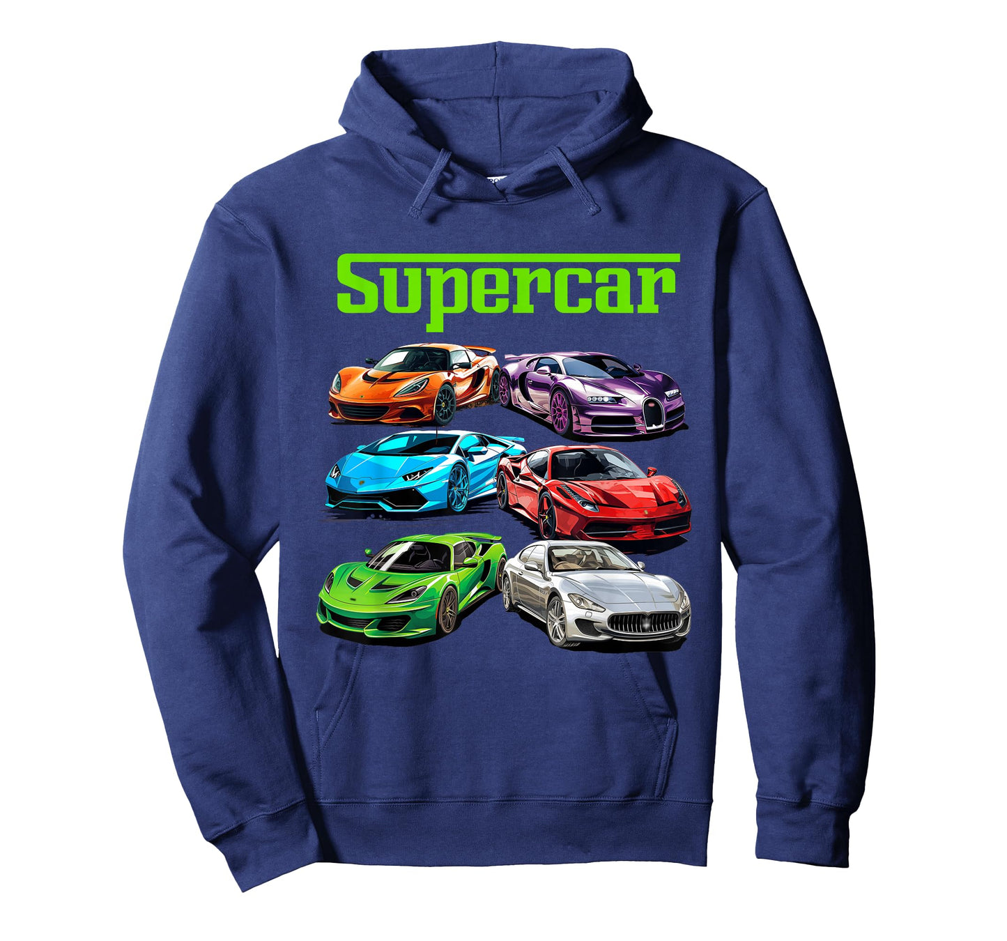 Supercar Cool Car Guy Sports Racing Fan Graphic Men Gift T-Shirt