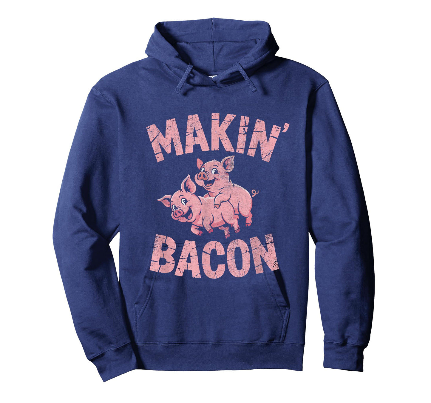 Funny Makin Bacon Pig Humor Style T-Shirt