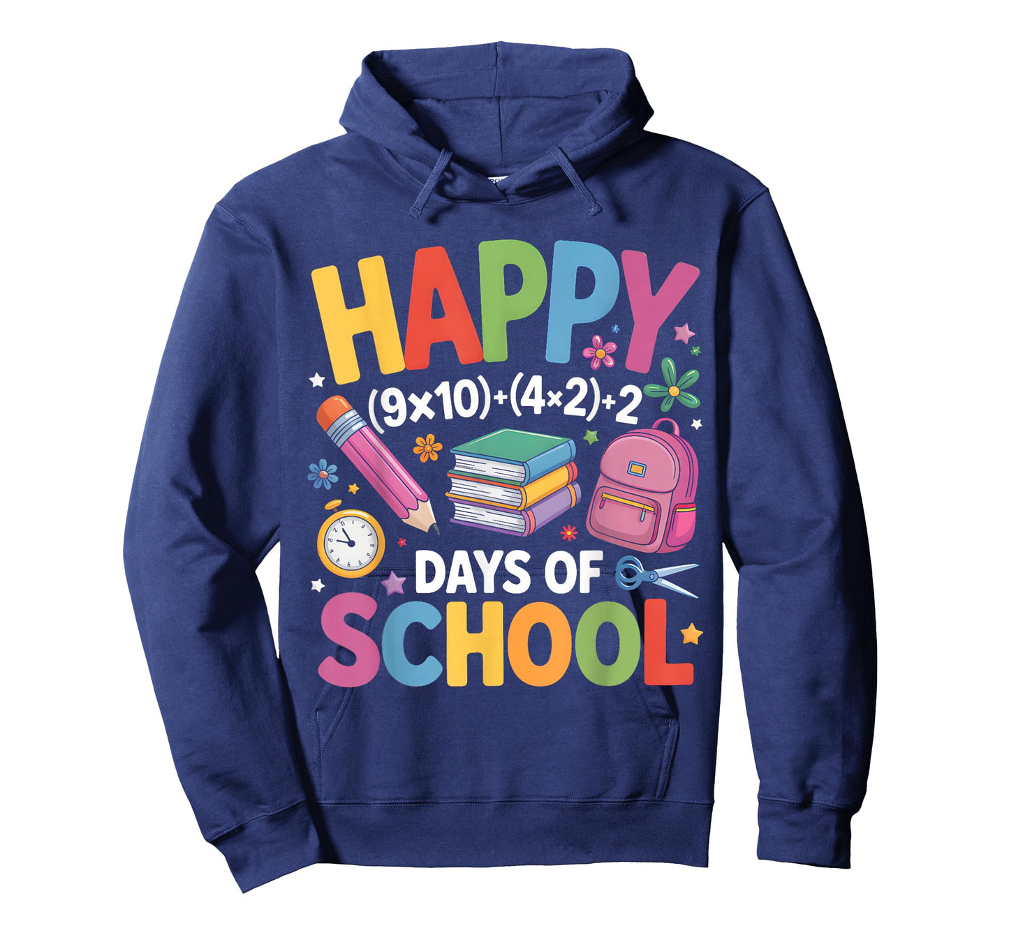 Happy 100 Days School Math Equation 100th Day of School Kids T-Shirt
