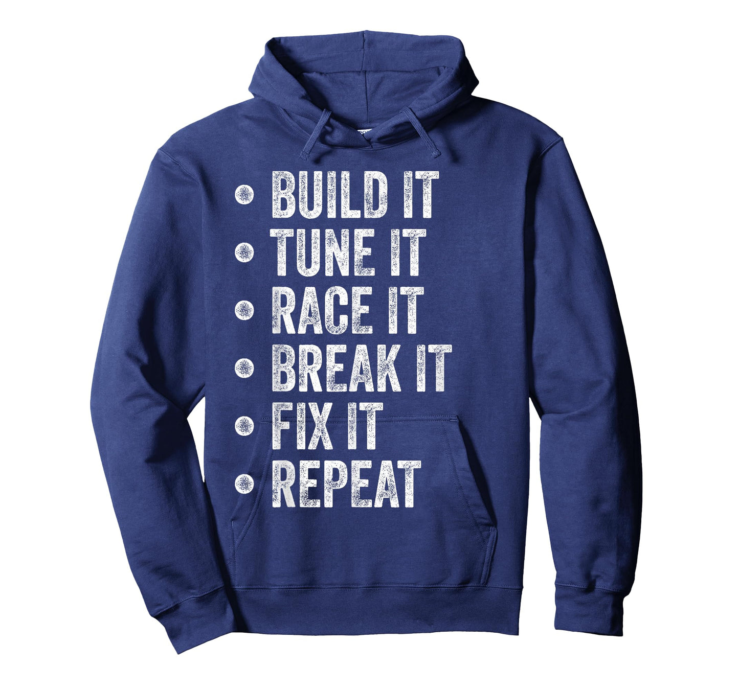 Build It Tune It Race It Repeat Funny Mechanic Car Guy T-Shirt